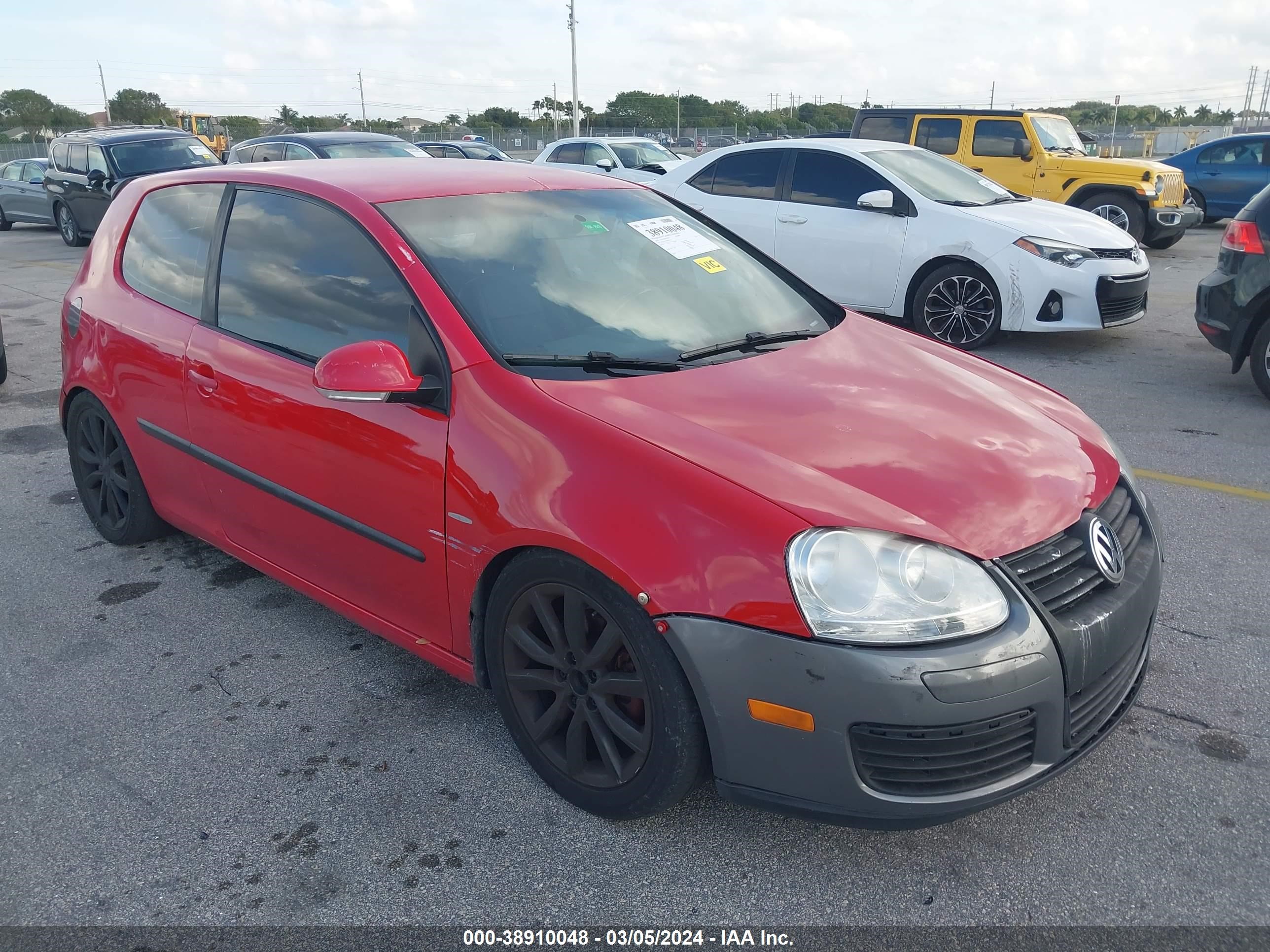 VOLKSWAGEN GOLF 2008 wvwaa71k88w325742