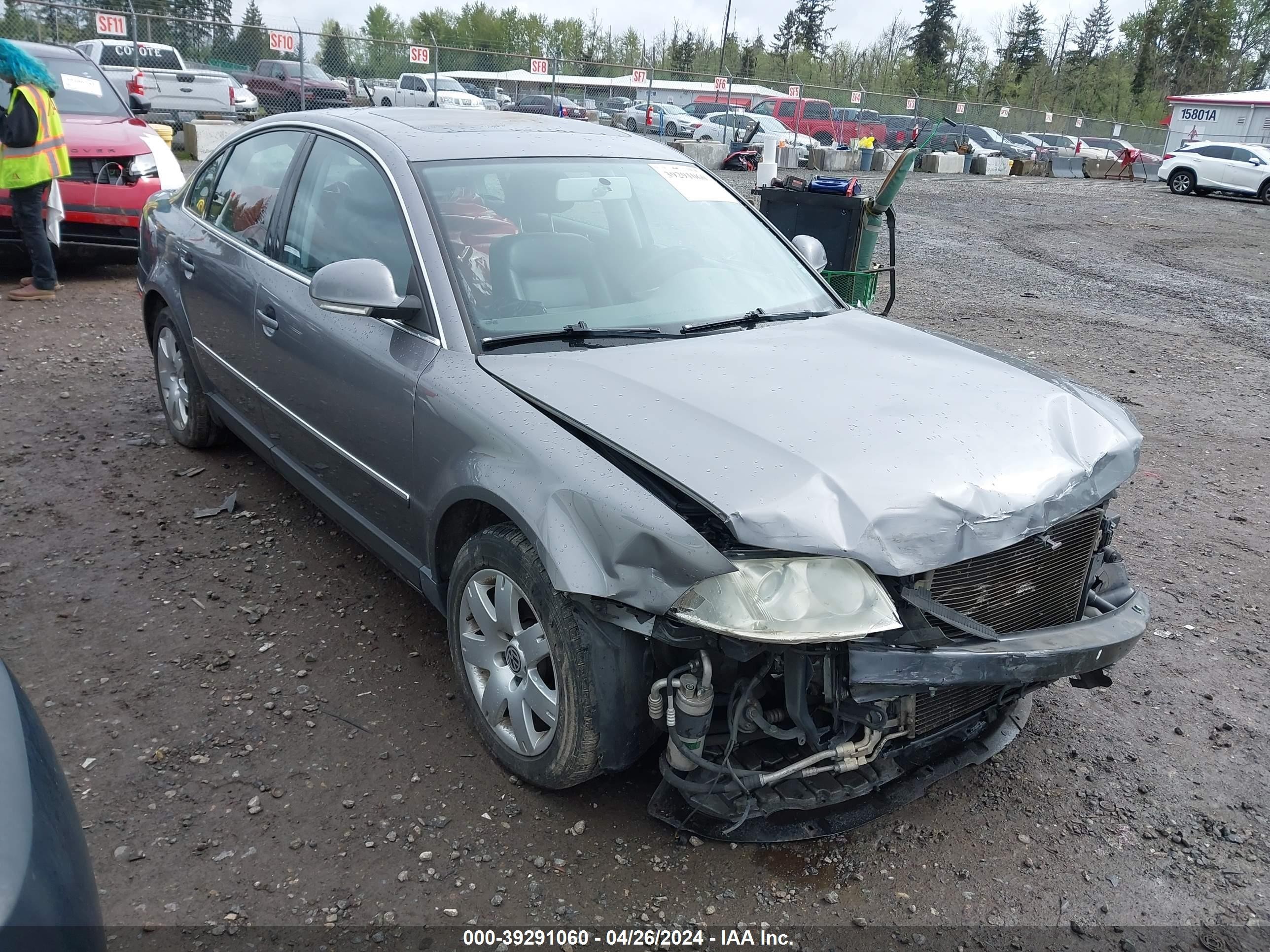 VOLKSWAGEN PASSAT 2005 wvwae63b25p051102