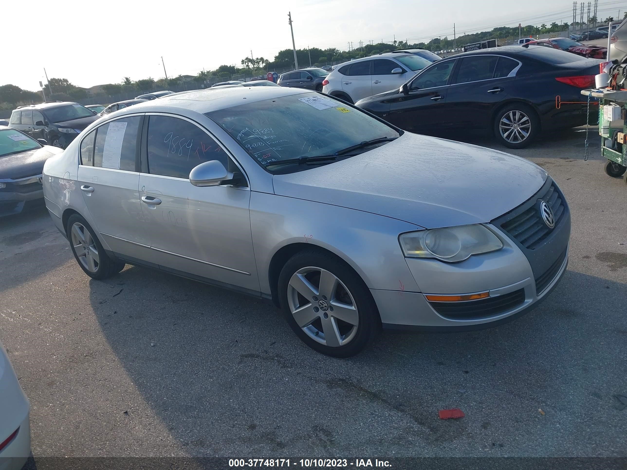 VOLKSWAGEN PASSAT 2008 wvwak73c08e089399