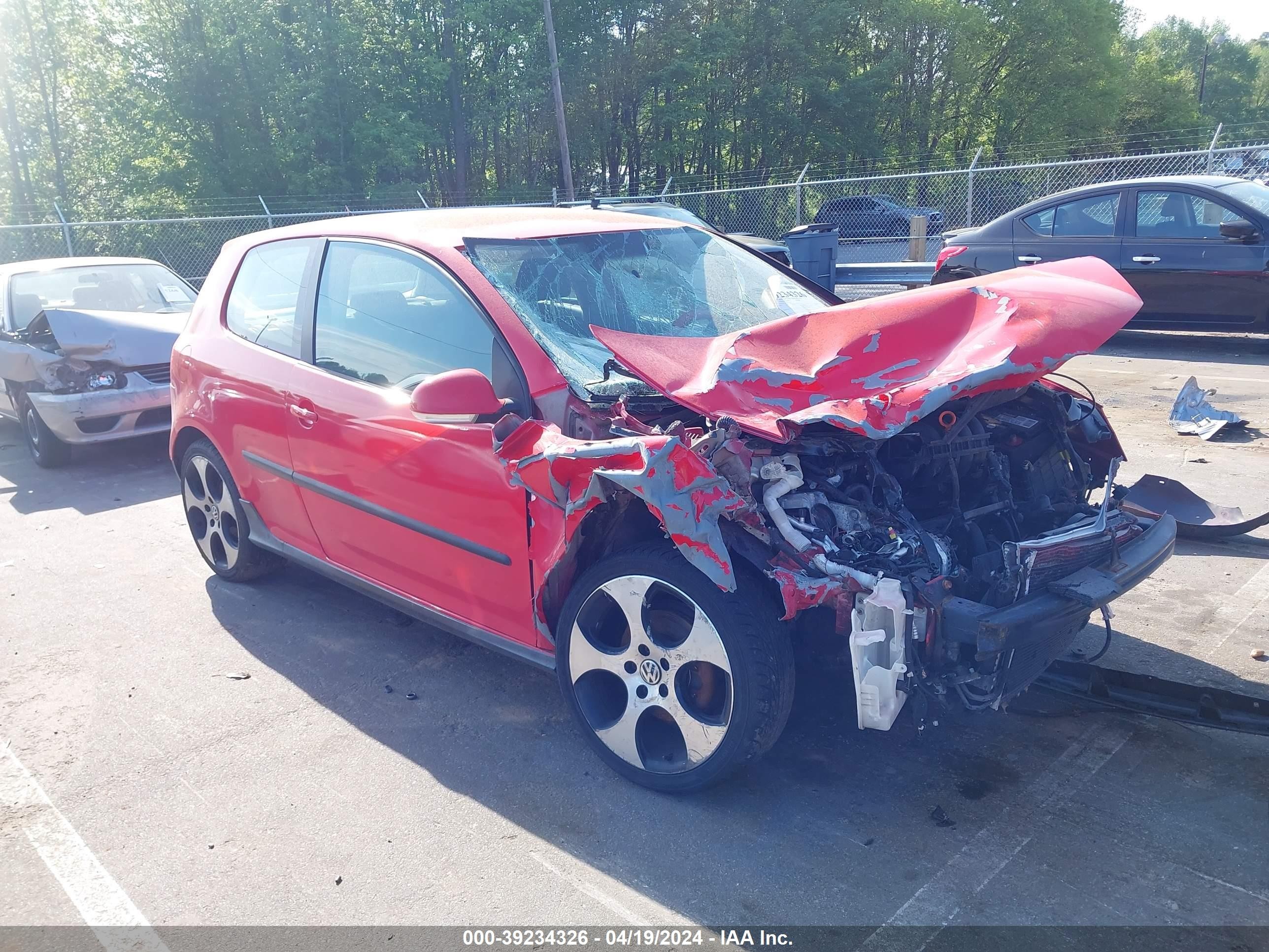 VOLKSWAGEN GOLF 2007 wvwar71k17w110730