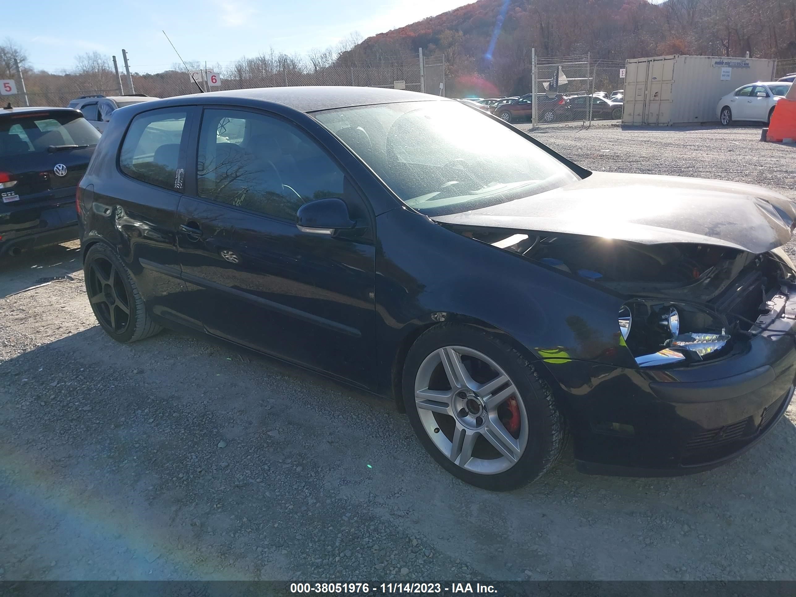 VOLKSWAGEN GOLF 2007 wvwar71kx7w168738