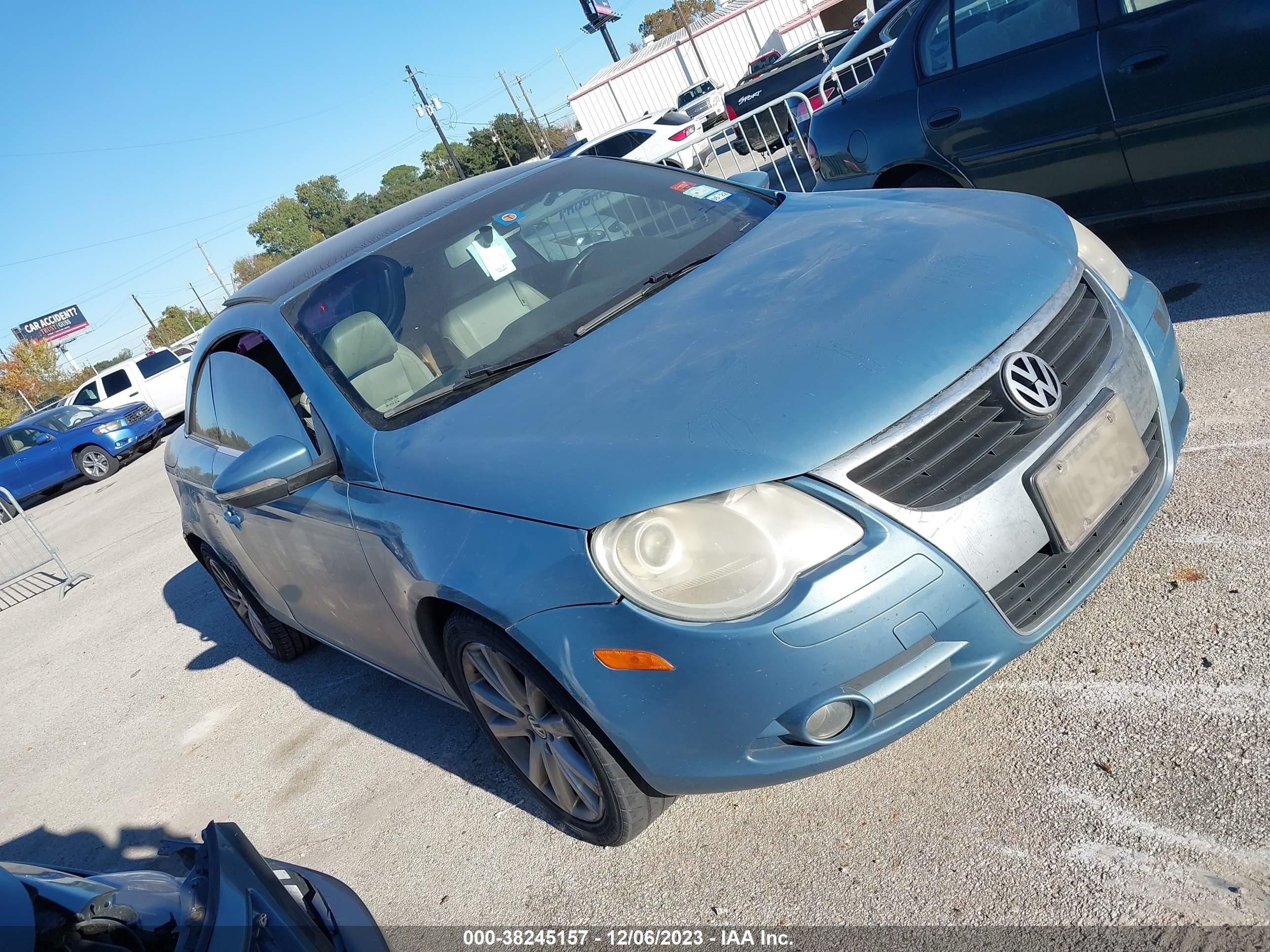 VOLKSWAGEN EOS 2009 wvwba71f09v017902