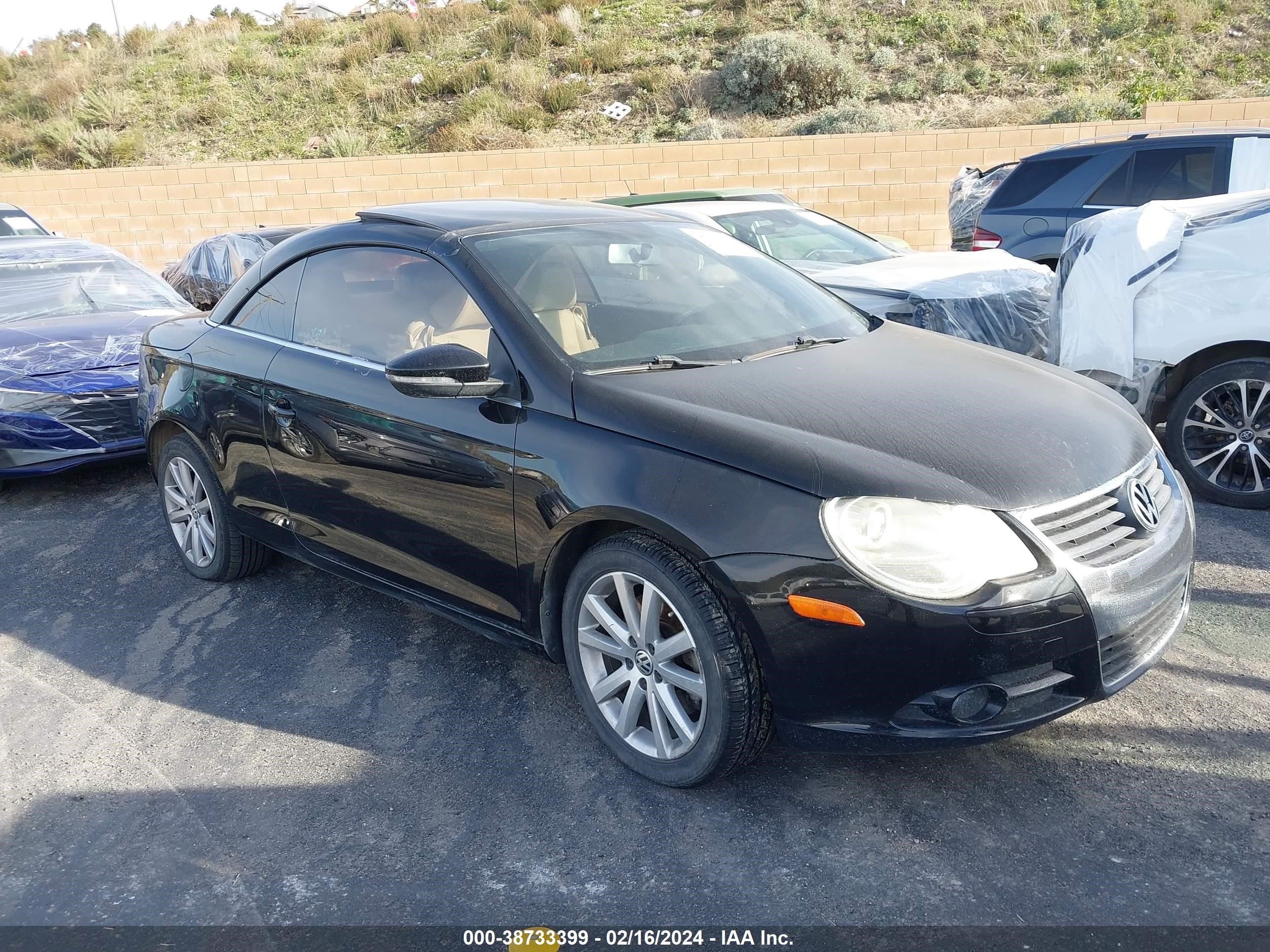 VOLKSWAGEN EOS 2009 wvwba71f29v021742