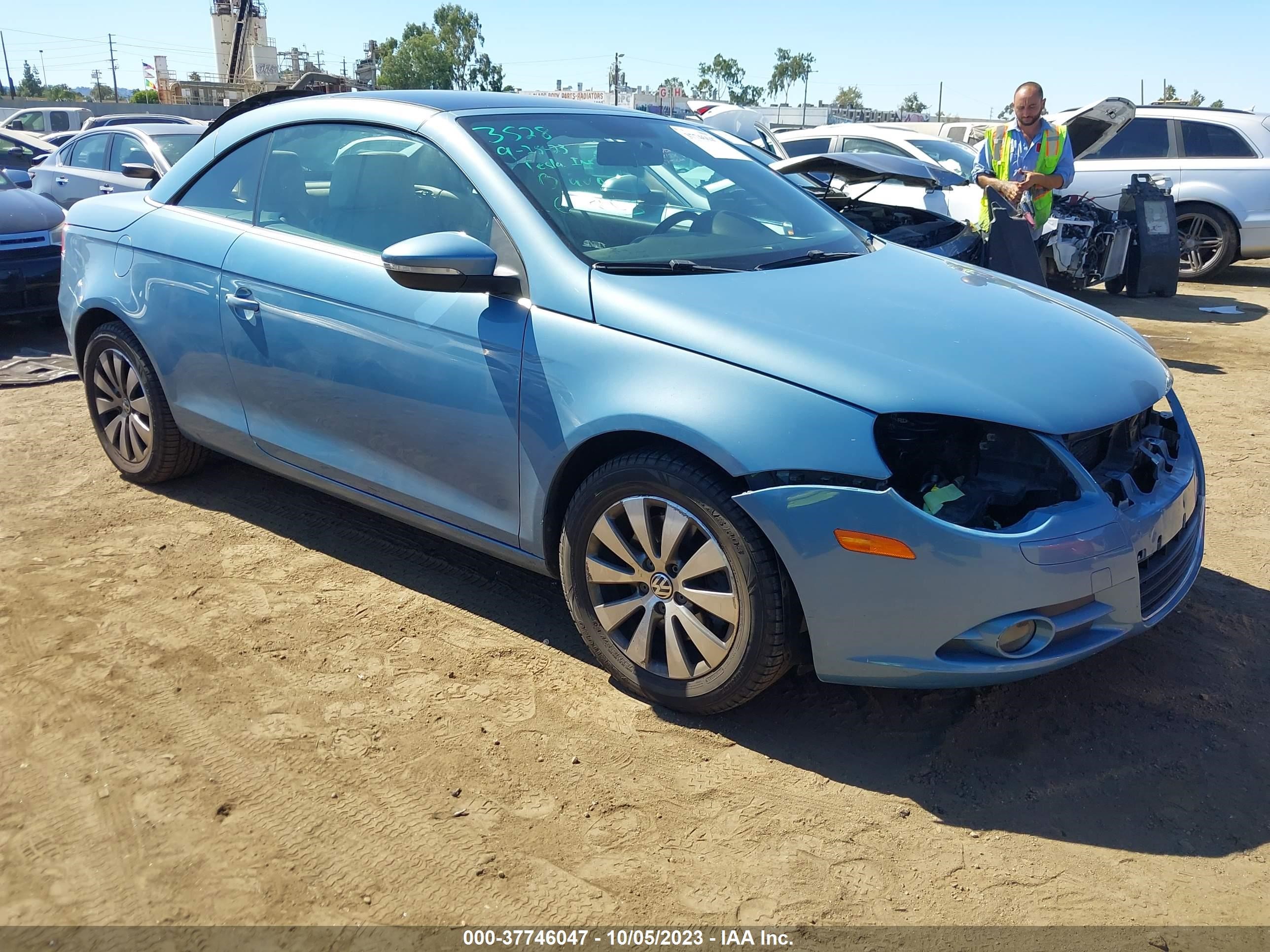 VOLKSWAGEN EOS 2009 wvwba71f99v001455