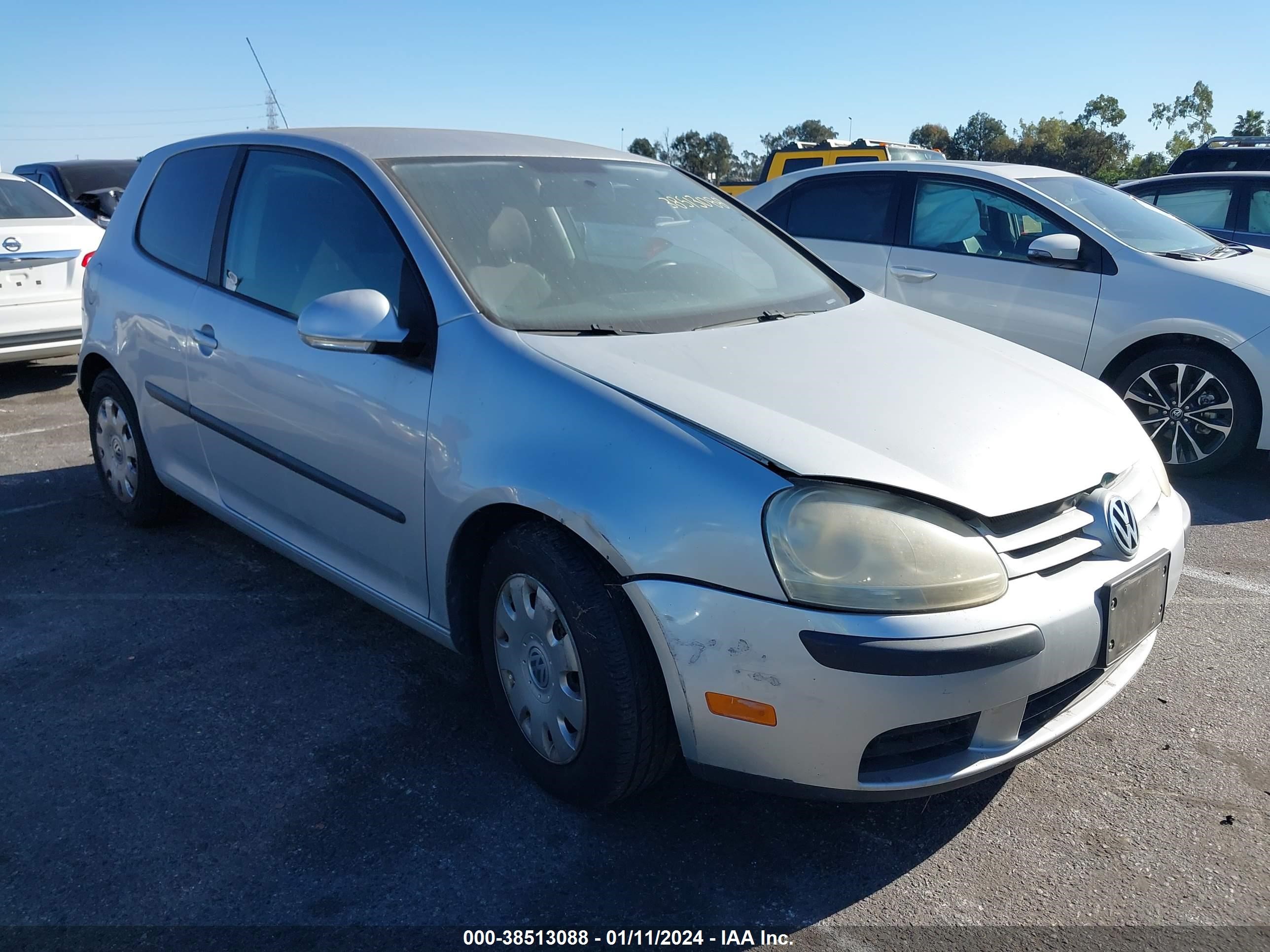 VOLKSWAGEN GOLF 2007 wvwbr71k07w098509