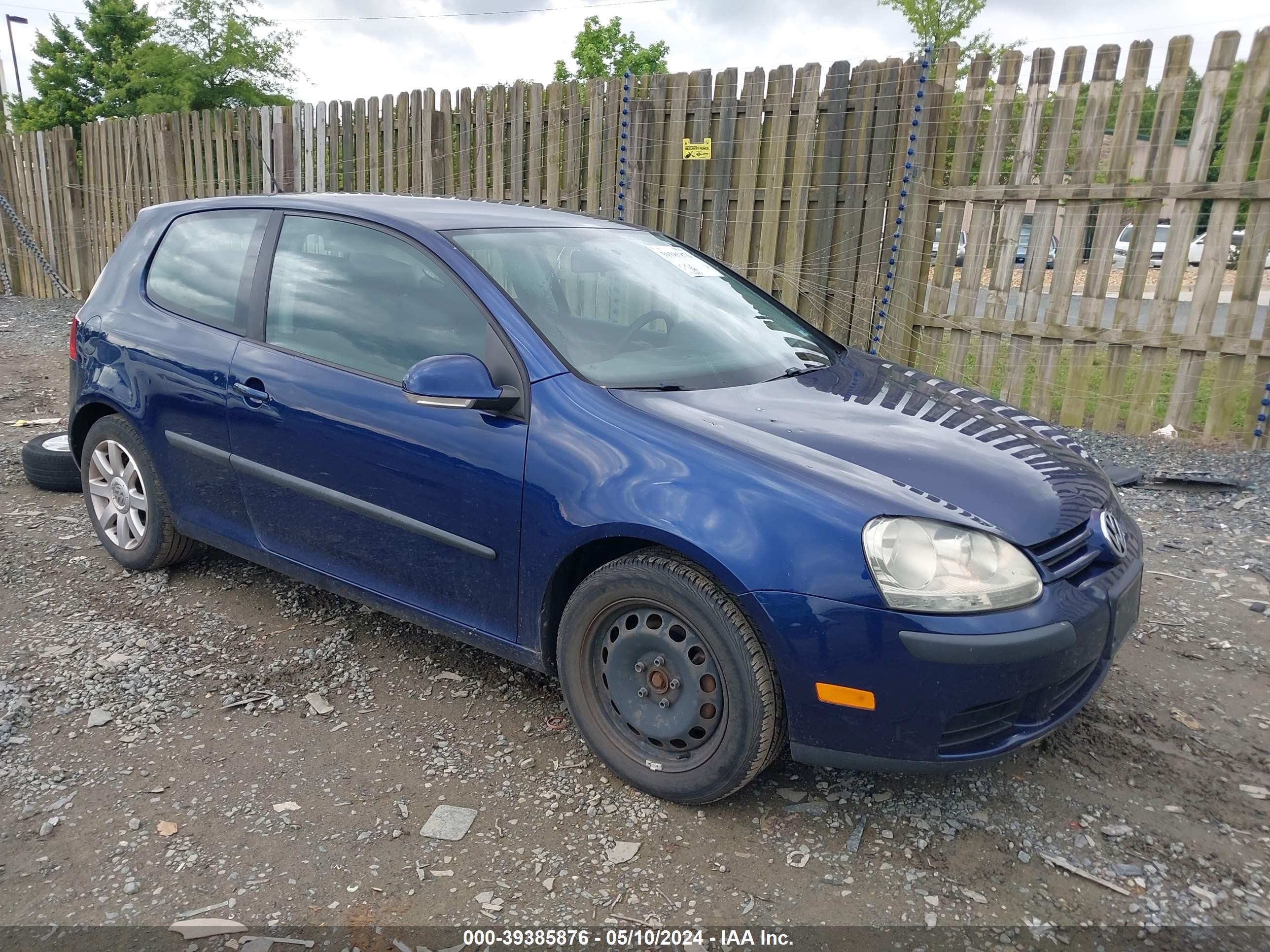 VOLKSWAGEN GOLF 2007 wvwbr71k27w126049