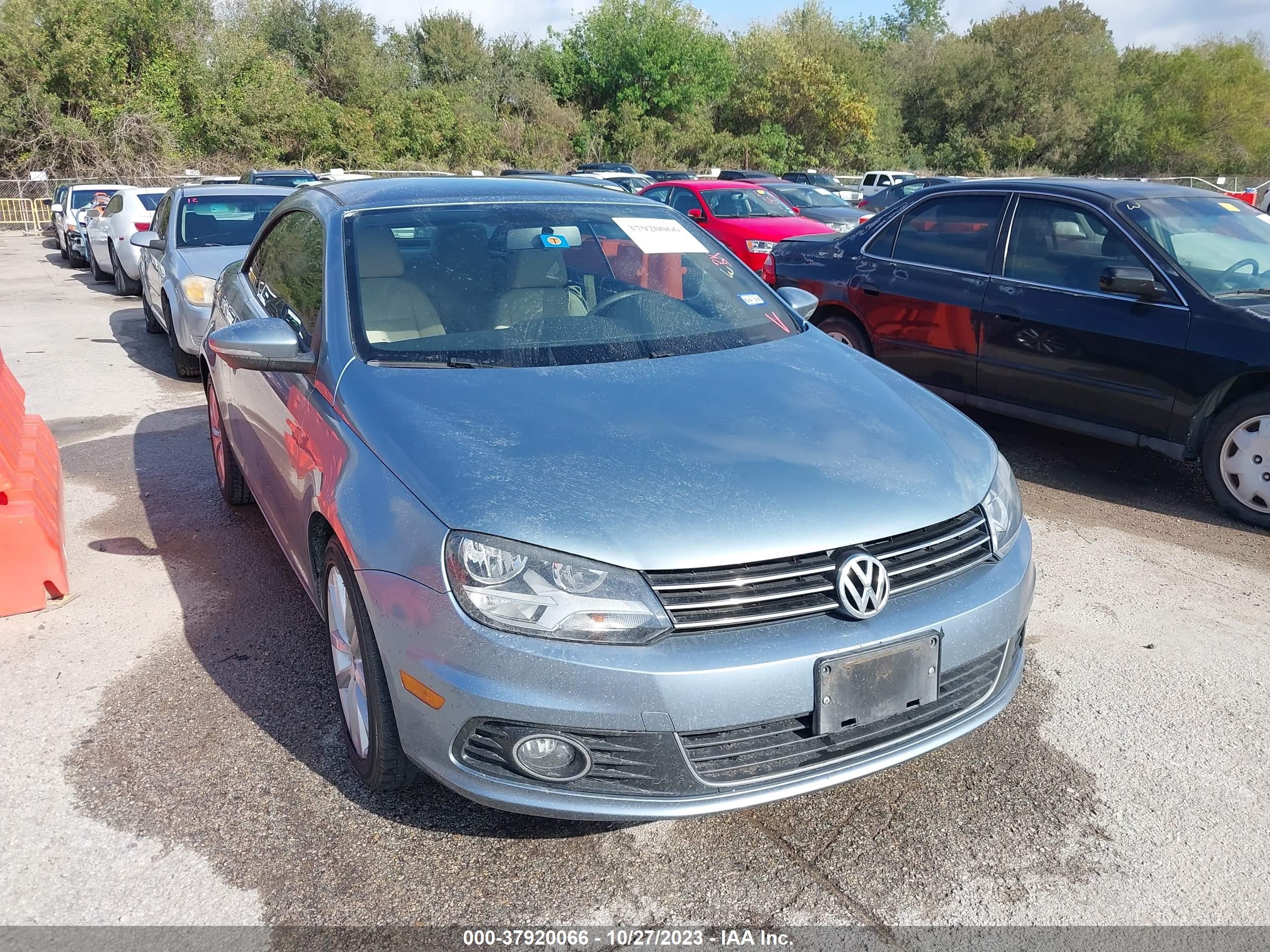 VOLKSWAGEN EOS 2012 wvwbw7ah1cv003128