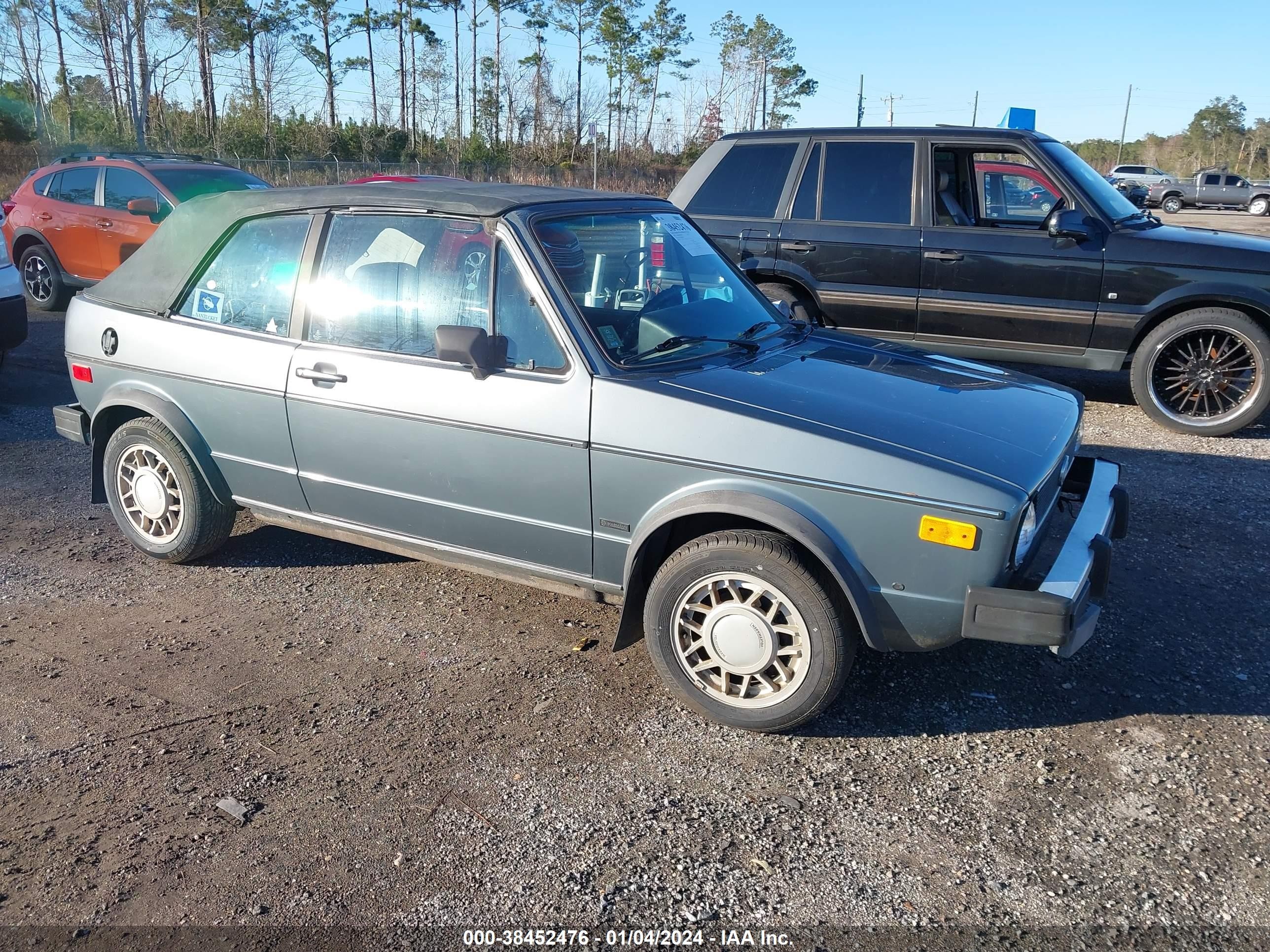 VOLKSWAGEN GOLF 1985 wvwca0155fk003106