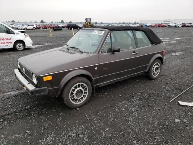 VOLKSWAGEN CABRIOLET 1986 wvwca0156gk012284