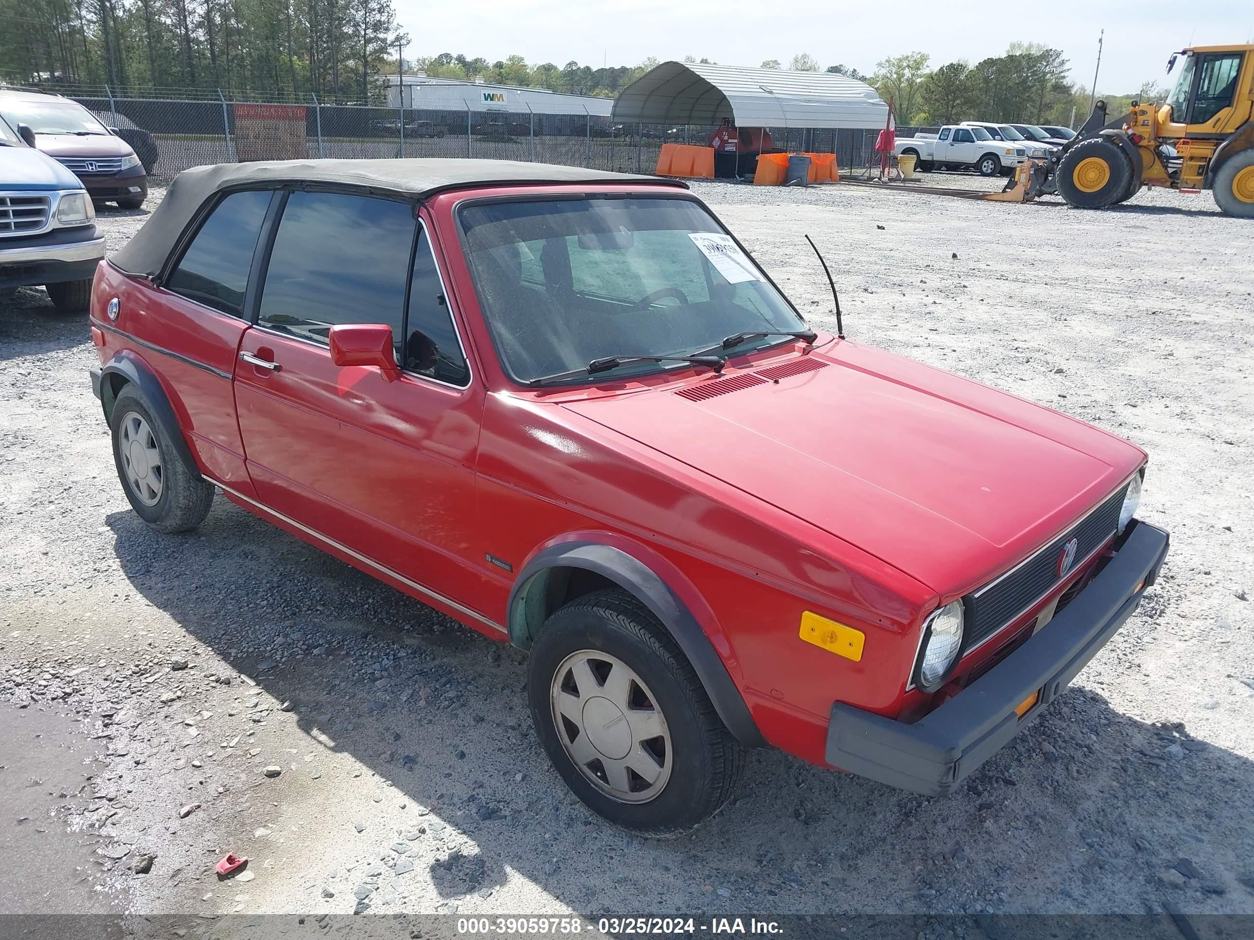 VOLKSWAGEN NULL 1987 wvwca0158hk010022