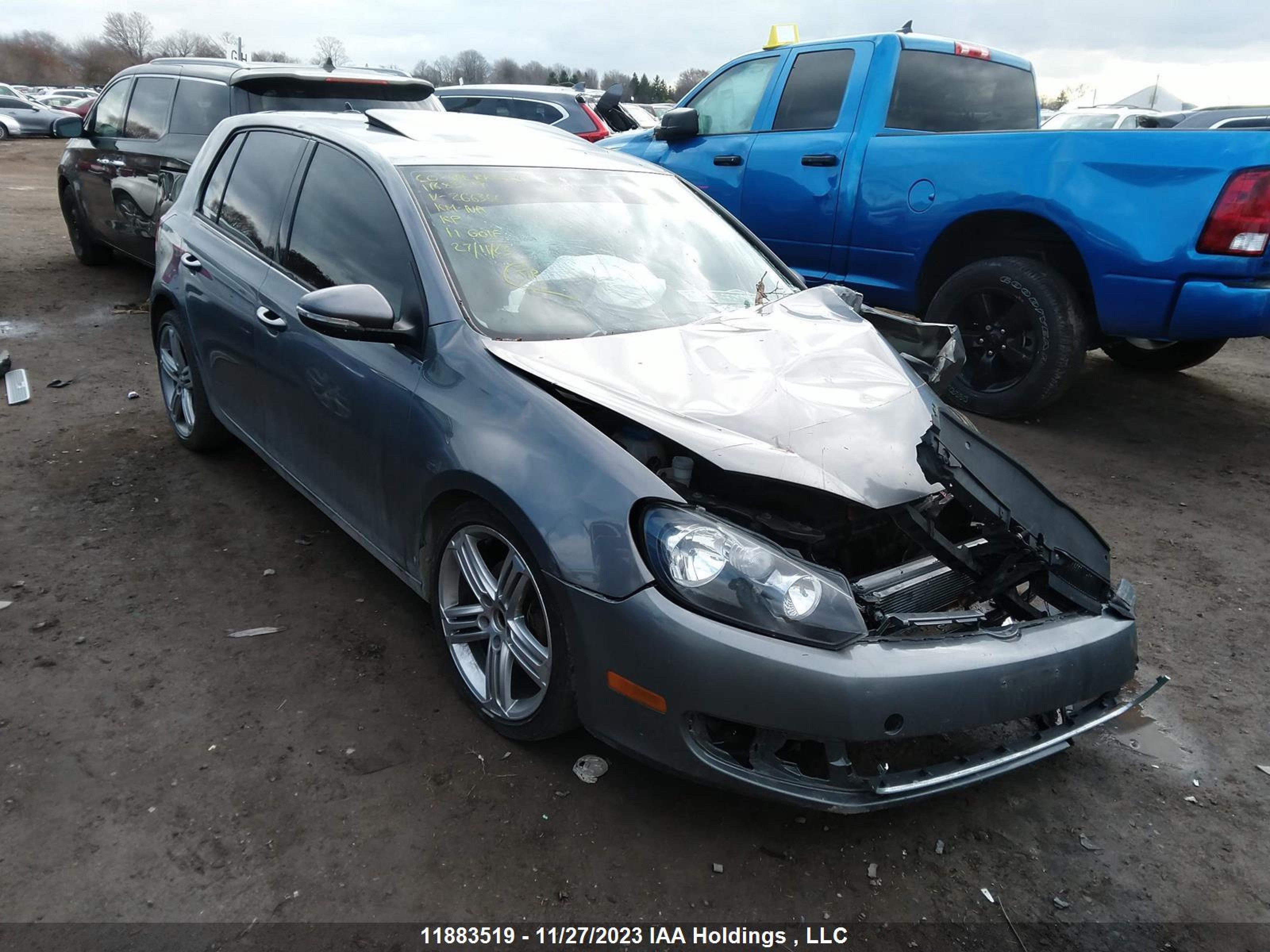 VOLKSWAGEN GOLF 2011 wvwca7aj7bw266366