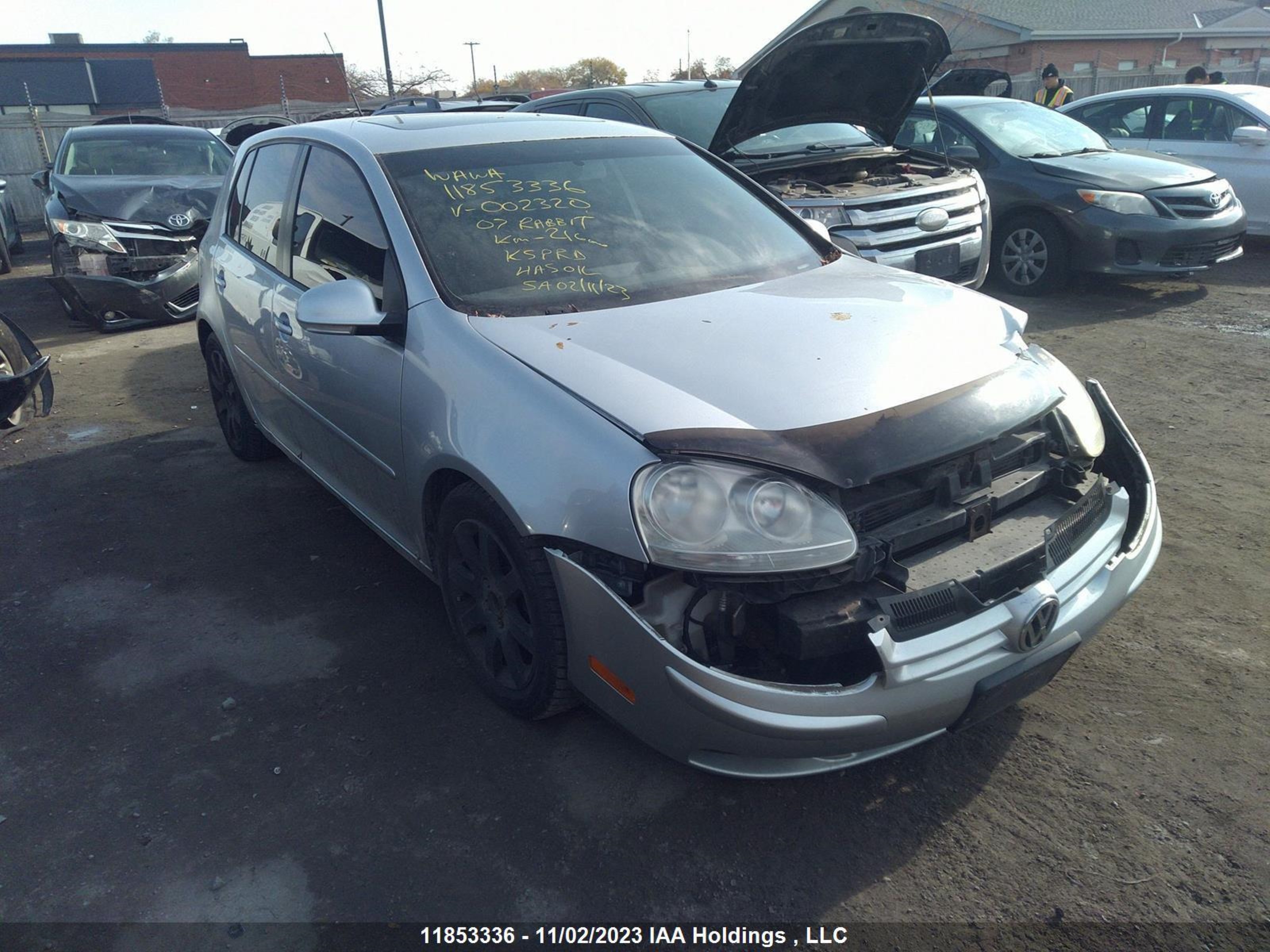 VOLKSWAGEN GOLF 2007 wvwcr71k07w002320