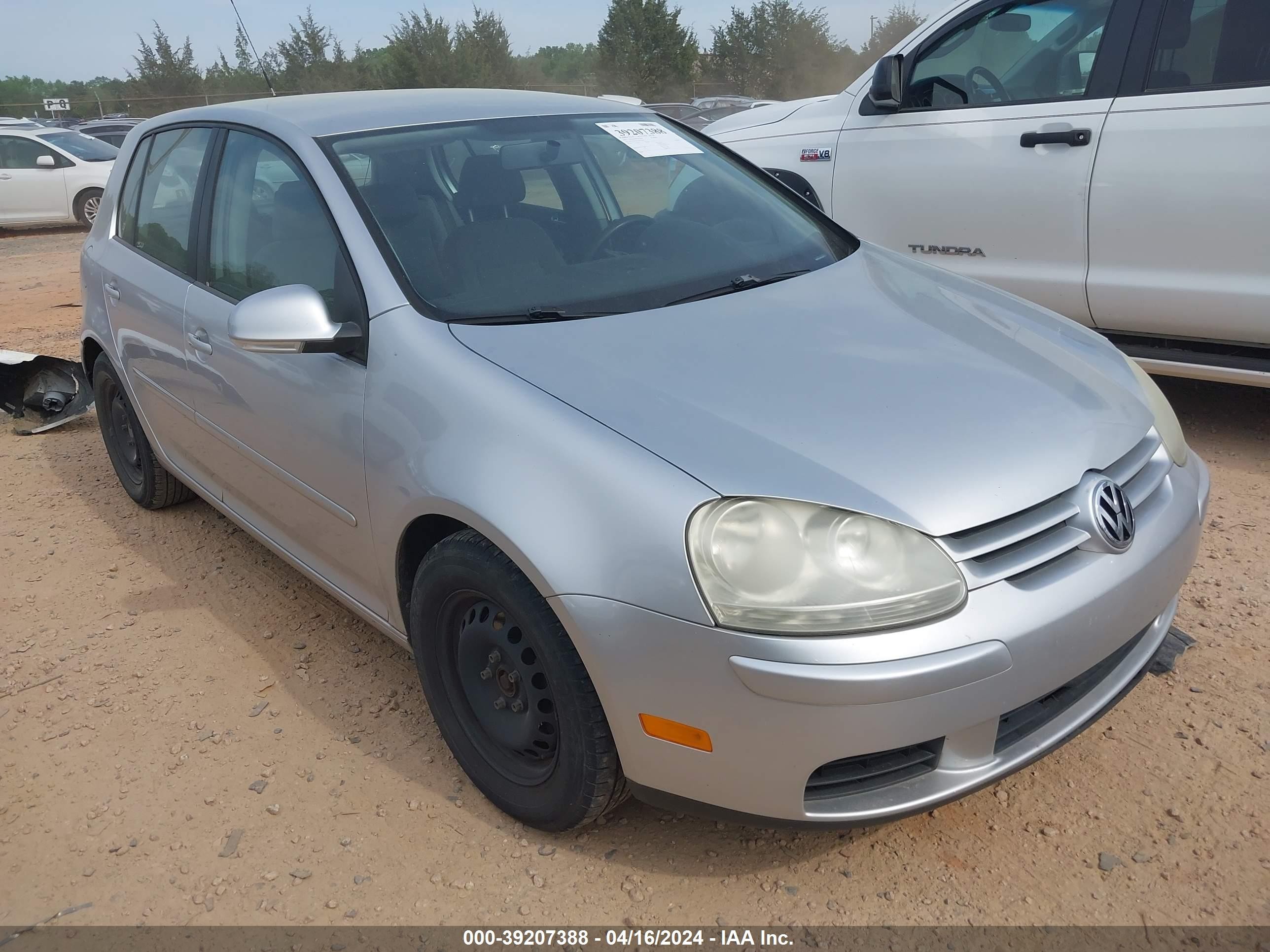 VOLKSWAGEN GOLF 2007 wvwcr71k27w124399