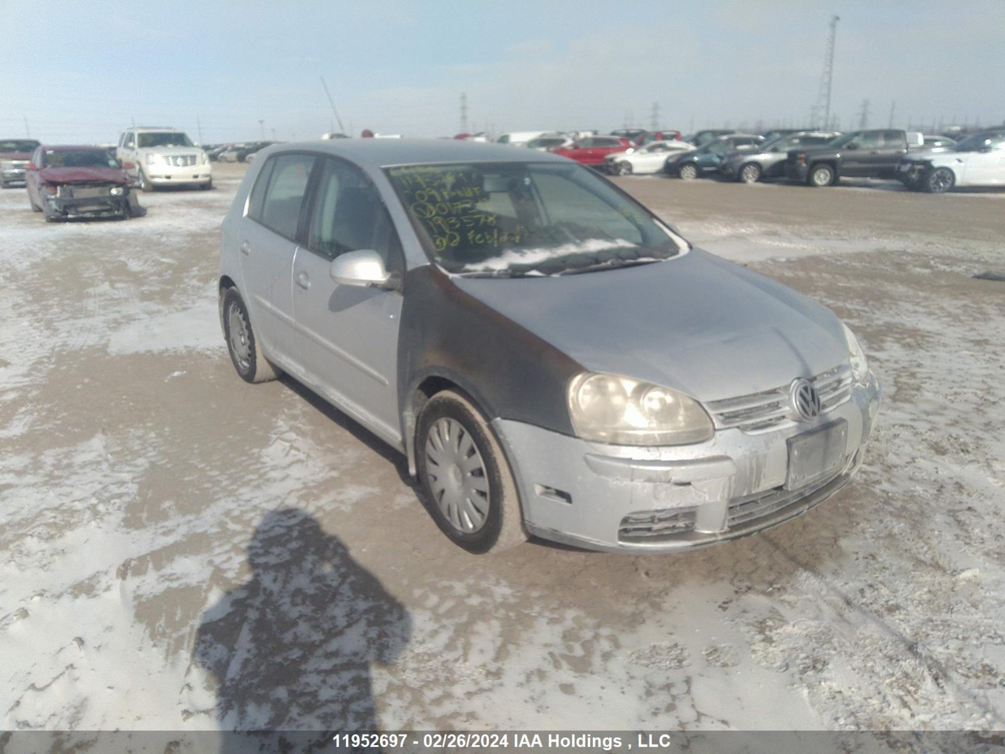 VOLKSWAGEN GOLF 2009 wvwda71k09w017348