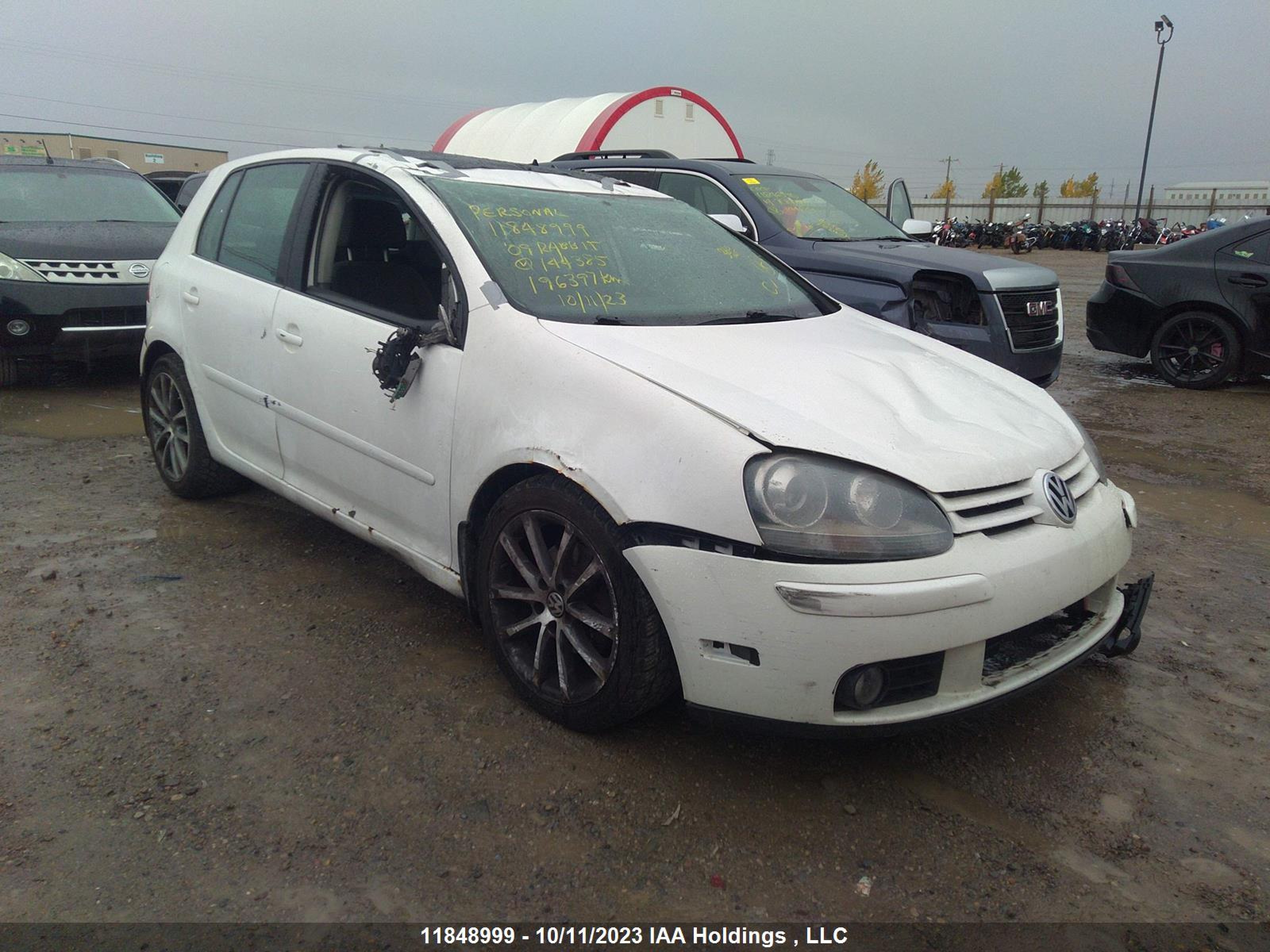 VOLKSWAGEN GOLF 2009 wvwda71k59w144385