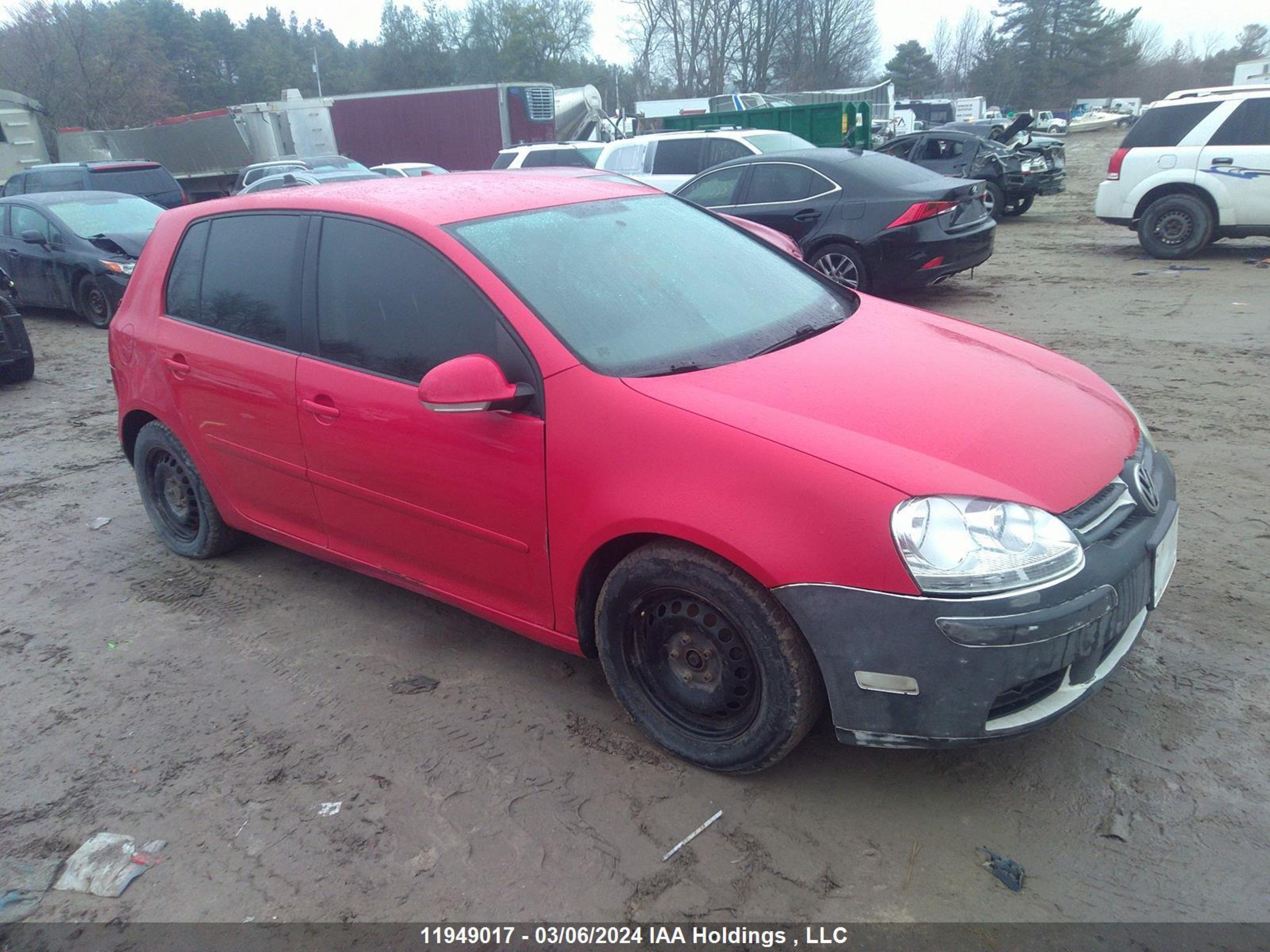 VOLKSWAGEN GOLF 2008 wvwda71k88w095620