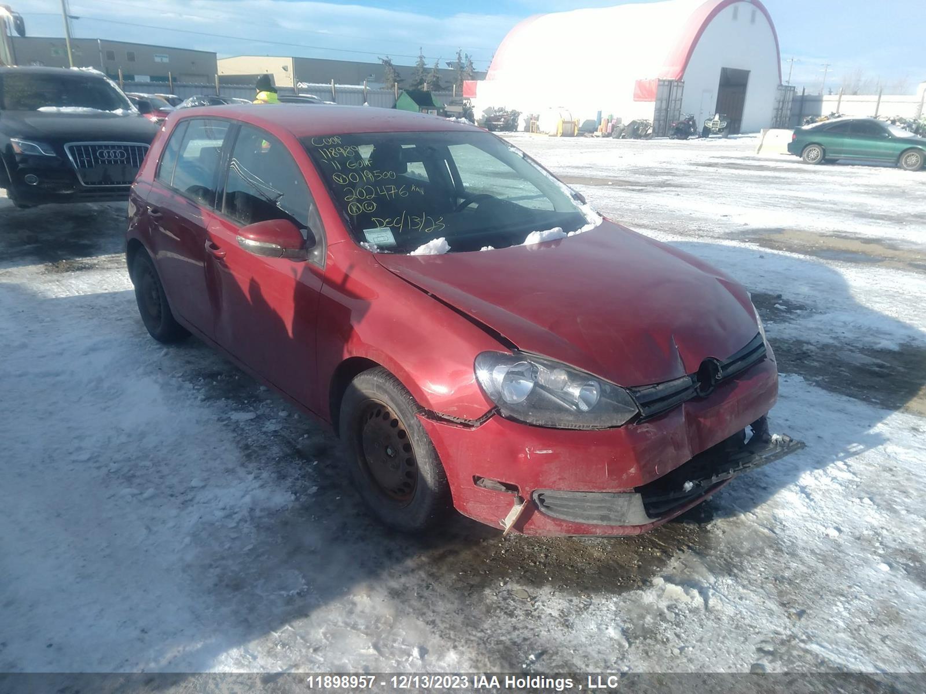 VOLKSWAGEN GOLF 2011 wvwda7aj5bw019500