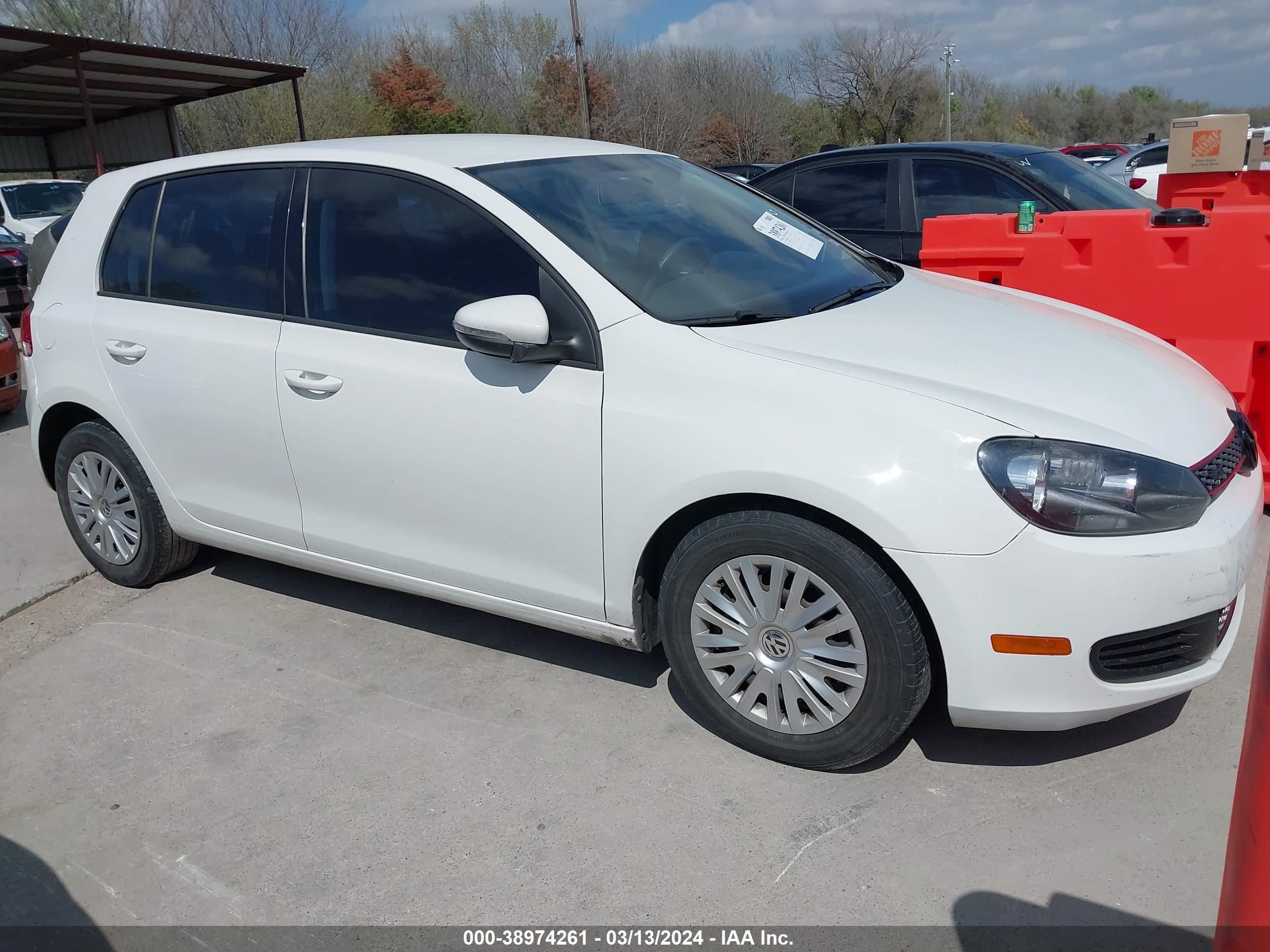 VOLKSWAGEN GOLF 2011 wvwda7aj6bw261616