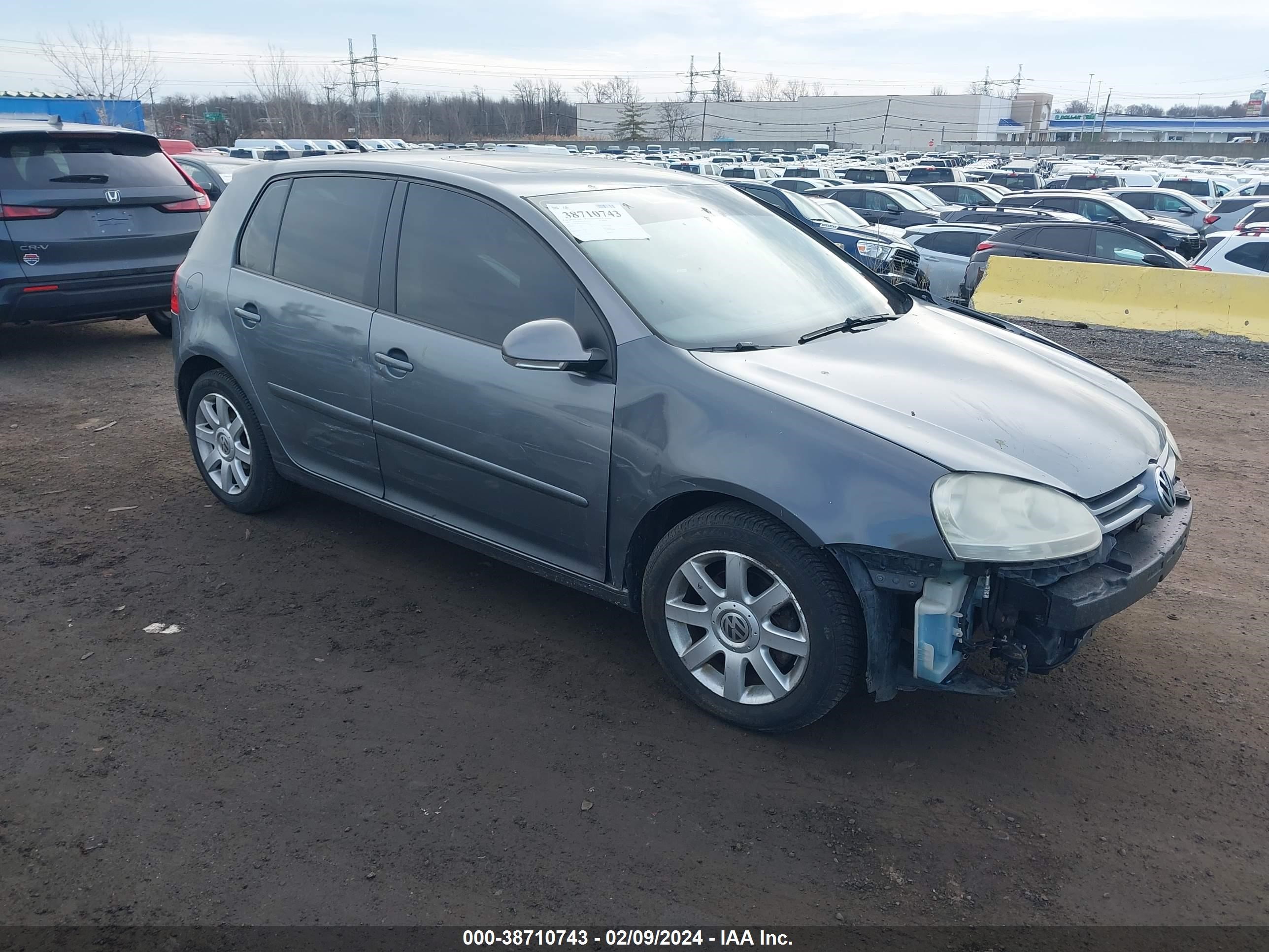 VOLKSWAGEN GOLF 2007 wvwdr71k37w167234