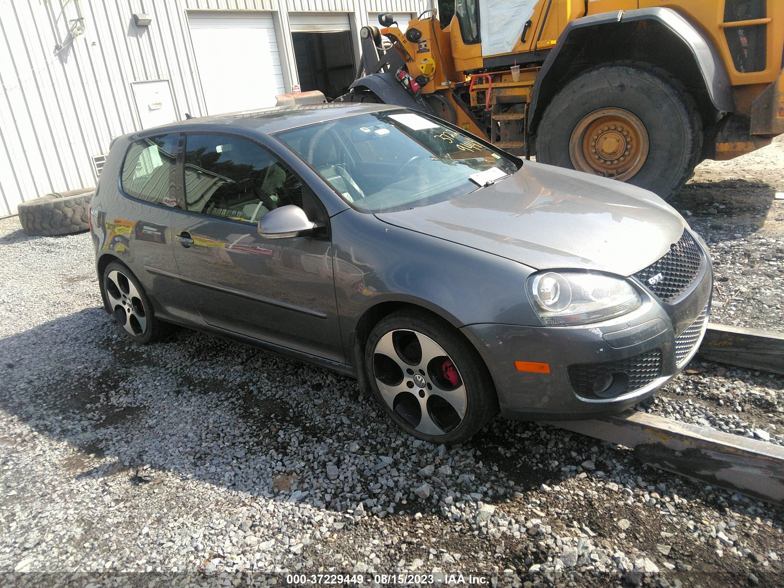 VOLKSWAGEN GTI 2008 wvwed71k98w288919