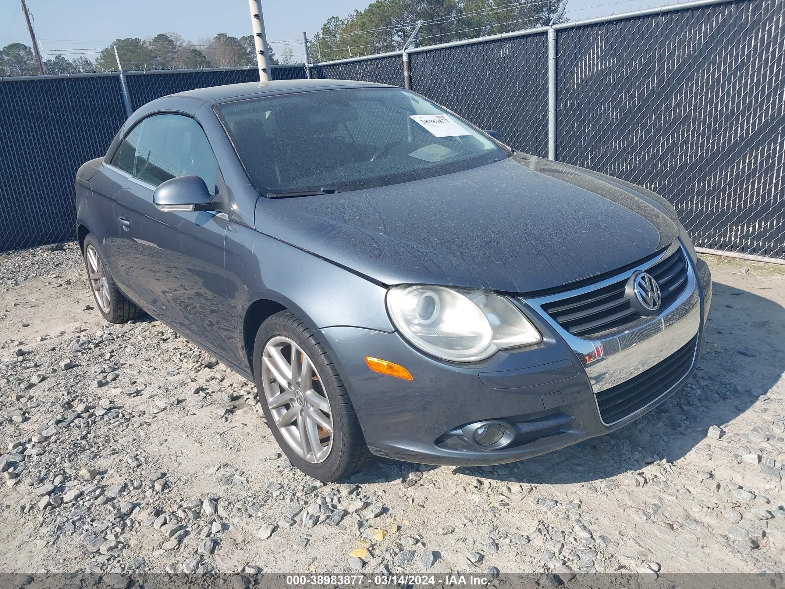 VOLKSWAGEN EOS 2008 wvwfa71f08v013042