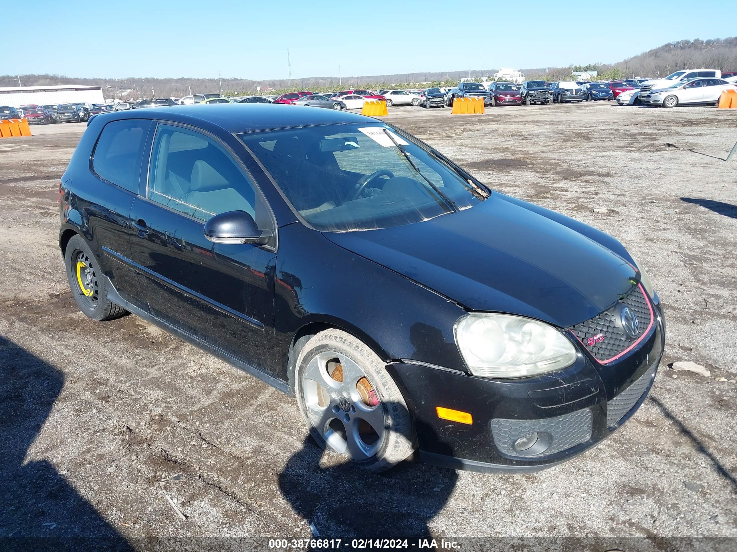 VOLKSWAGEN GTI 2009 wvwfv71k39w059865