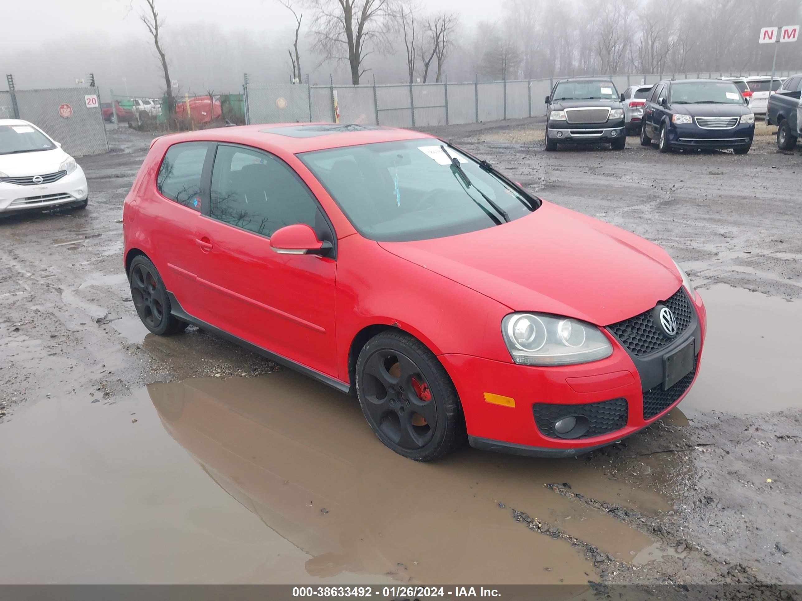 VOLKSWAGEN GTI 2008 wvwfv71k98w077799