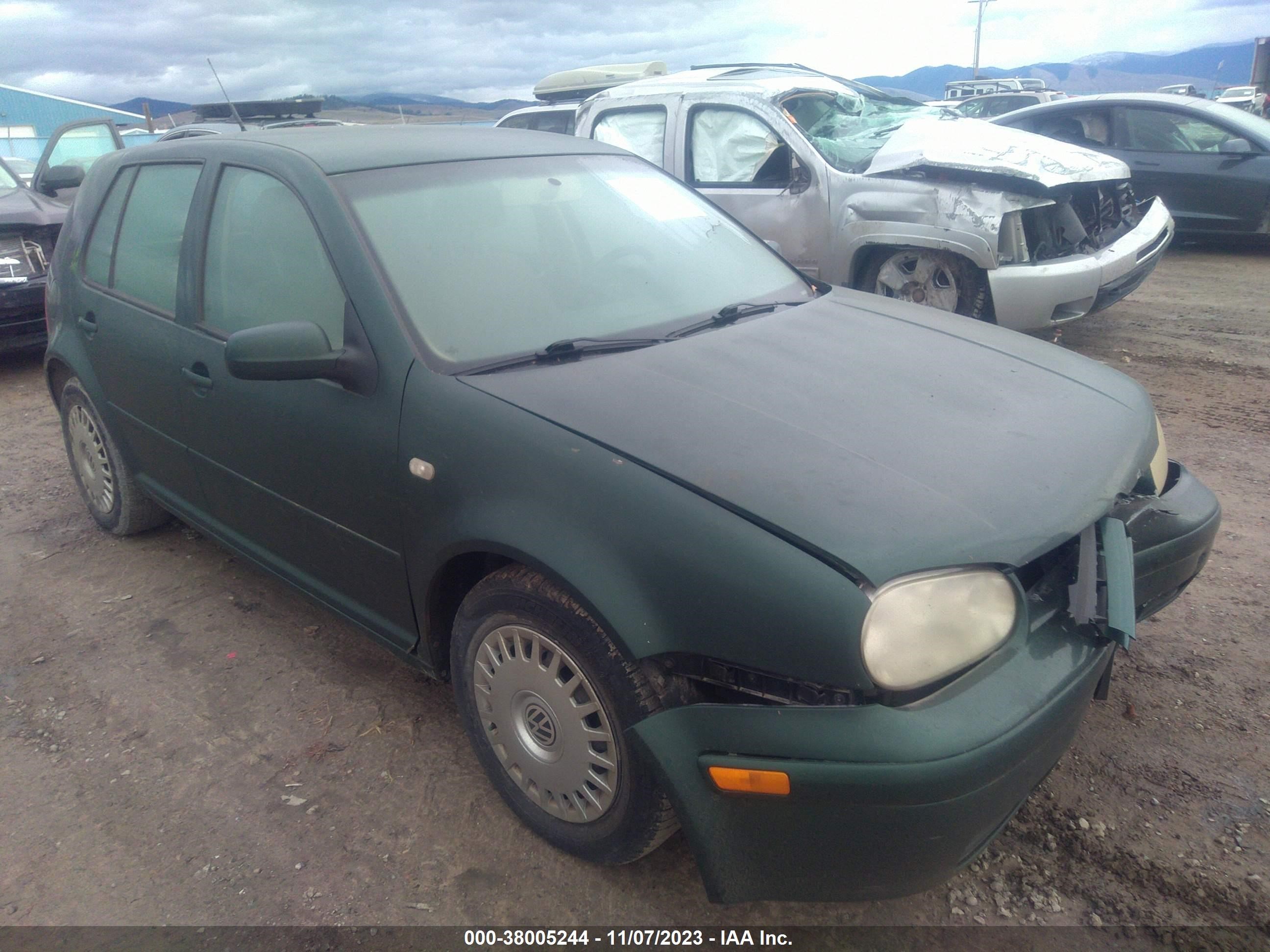 VOLKSWAGEN GOLF 2000 wvwgc21j4yw635496