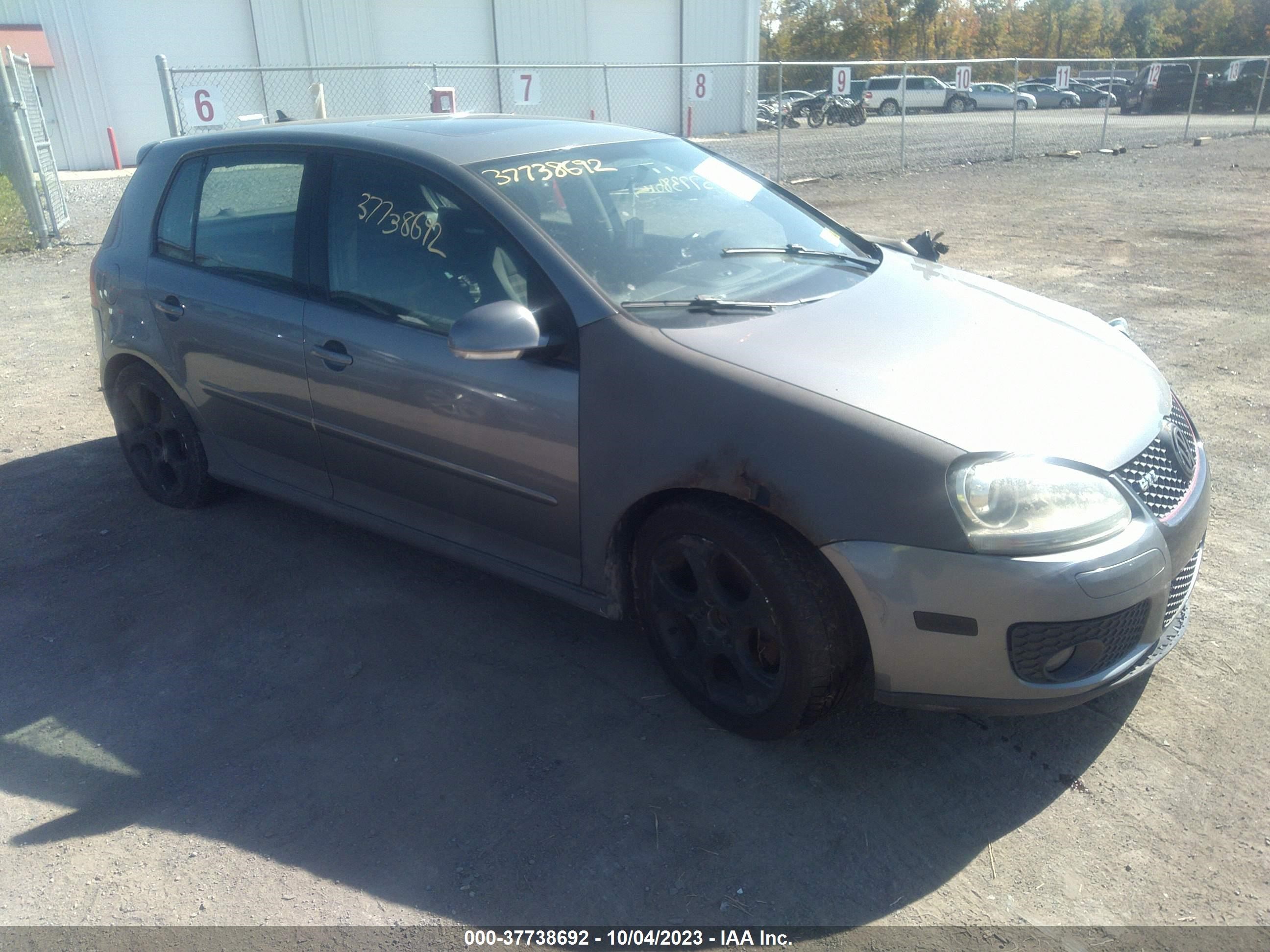 VOLKSWAGEN GTI 2008 wvwgv71k38w080234