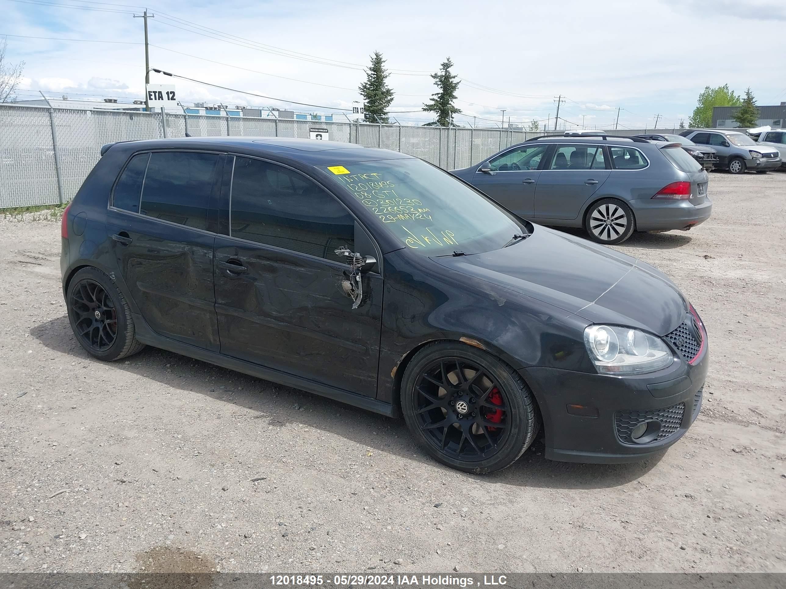 VOLKSWAGEN GTI 2008 wvwhv71k08w301230