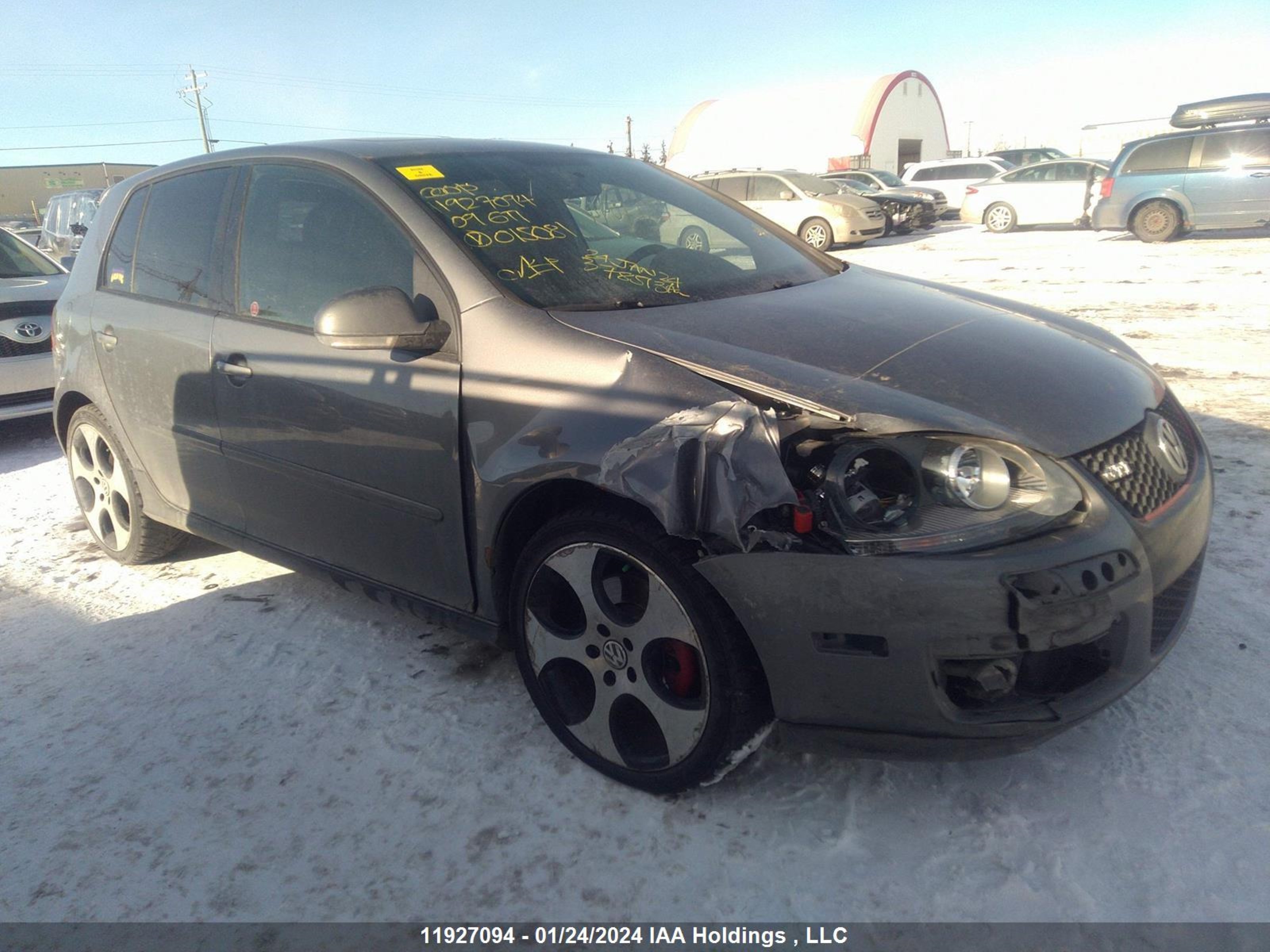 VOLKSWAGEN GTI 2009 wvwhv71k19w015081