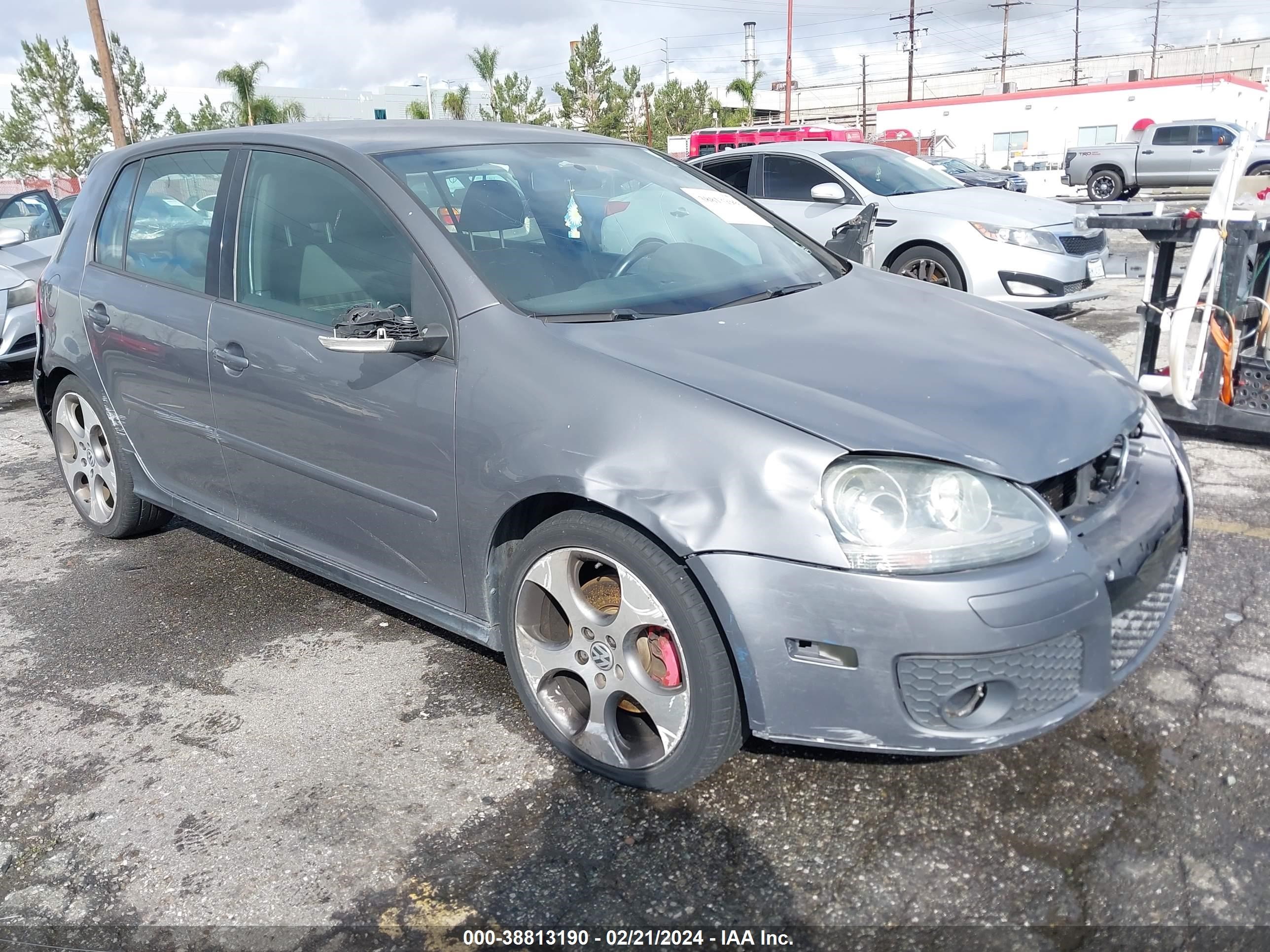 VOLKSWAGEN GTI 2008 wvwhv71k38w170116