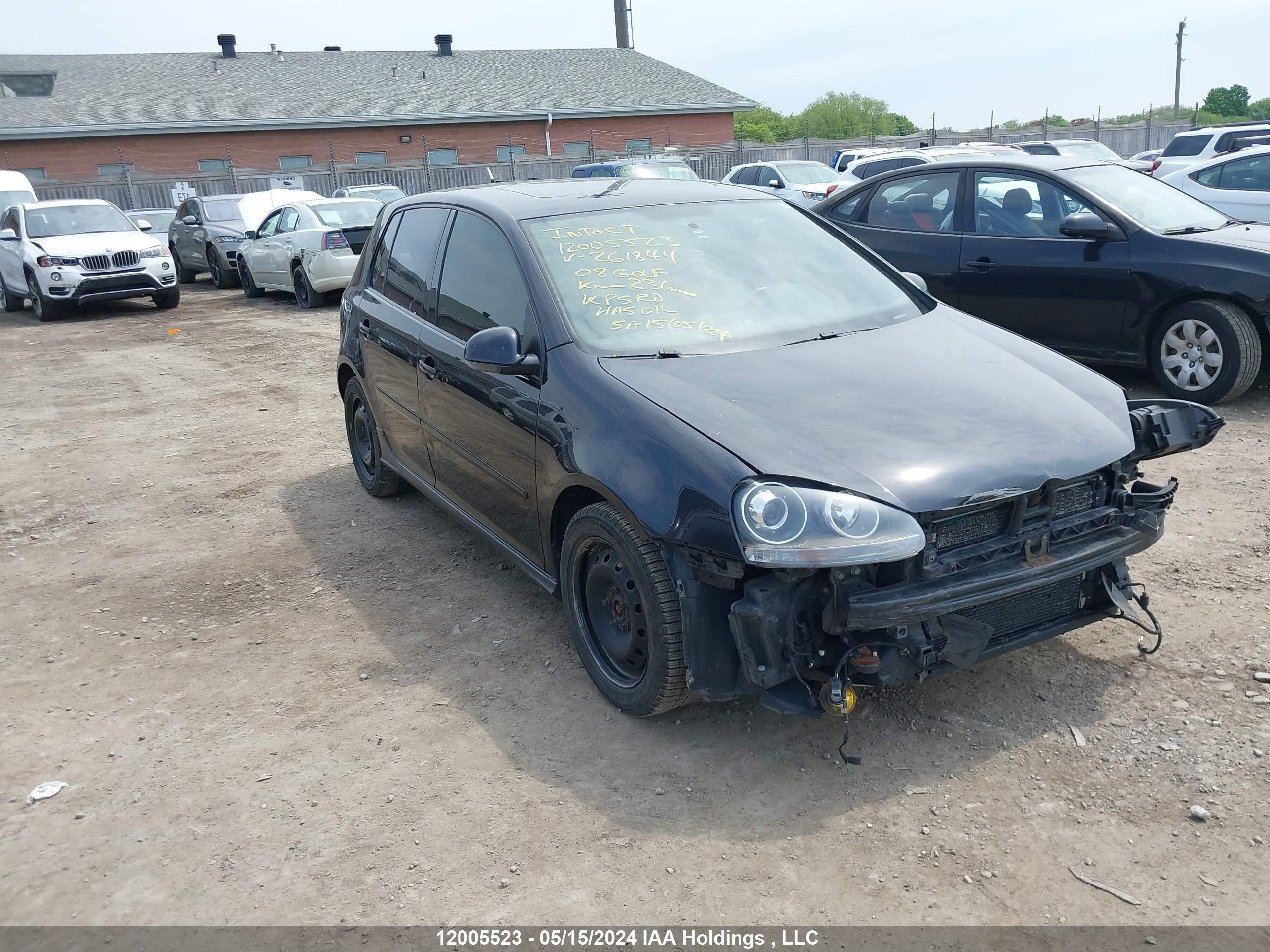 VOLKSWAGEN GOLF 2008 wvwhv71k98w261844