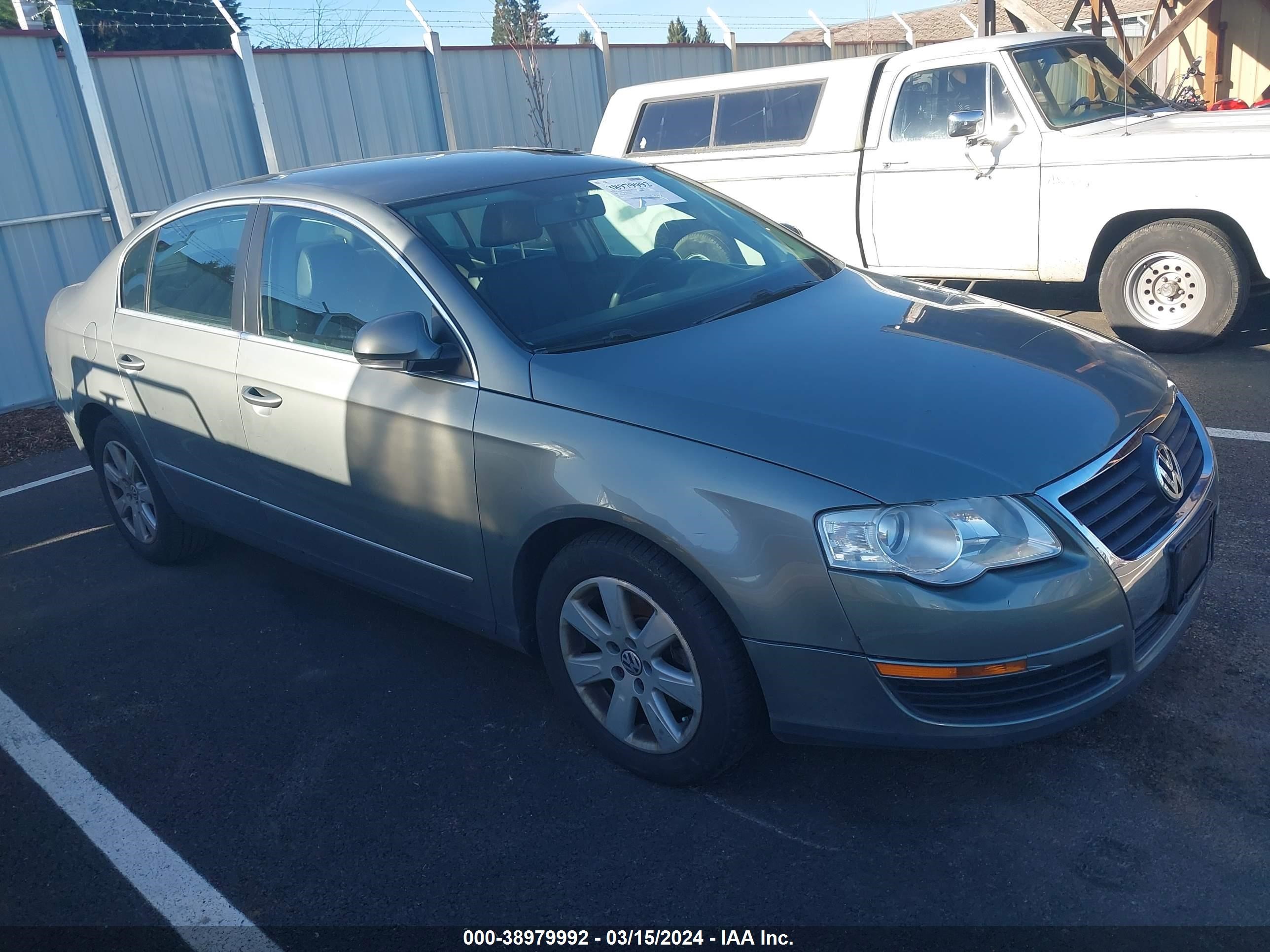 VOLKSWAGEN PASSAT 2008 wvwjk73c08e077821