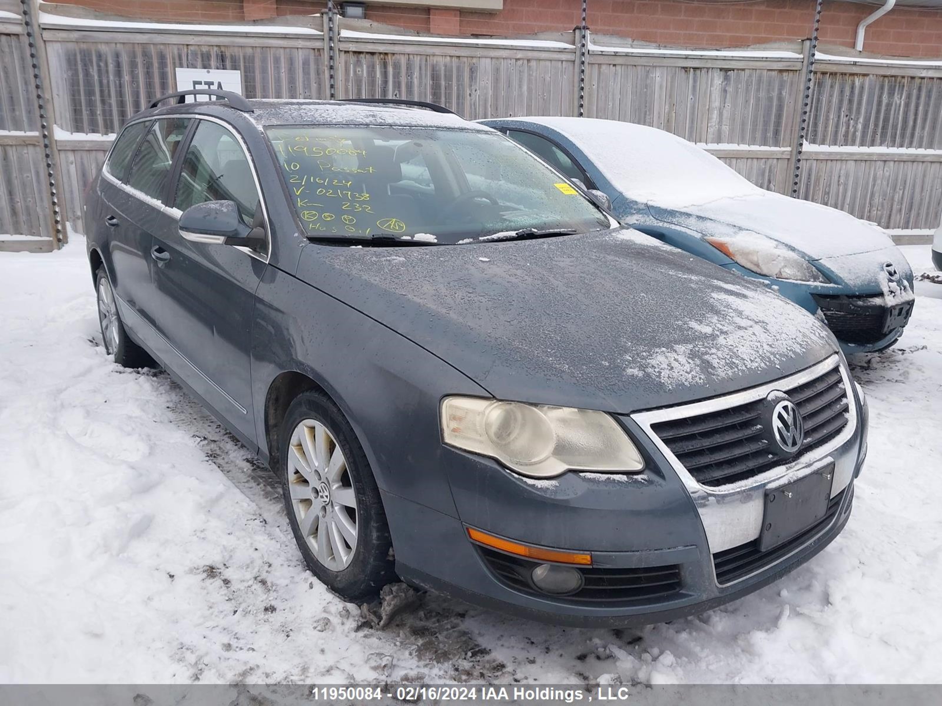 VOLKSWAGEN PASSAT 2010 wvwlk9anxae021738