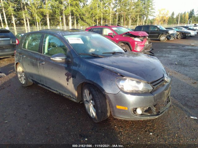 VOLKSWAGEN GOLF 2012 wvwnm7aj0cw349106