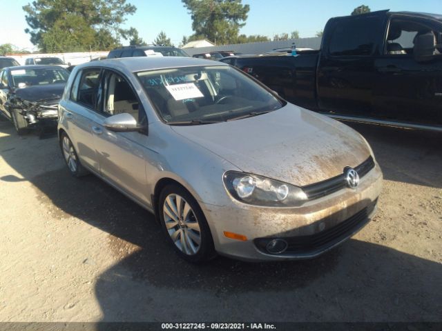 VOLKSWAGEN GOLF 2012 wvwnm7aj1cw292673