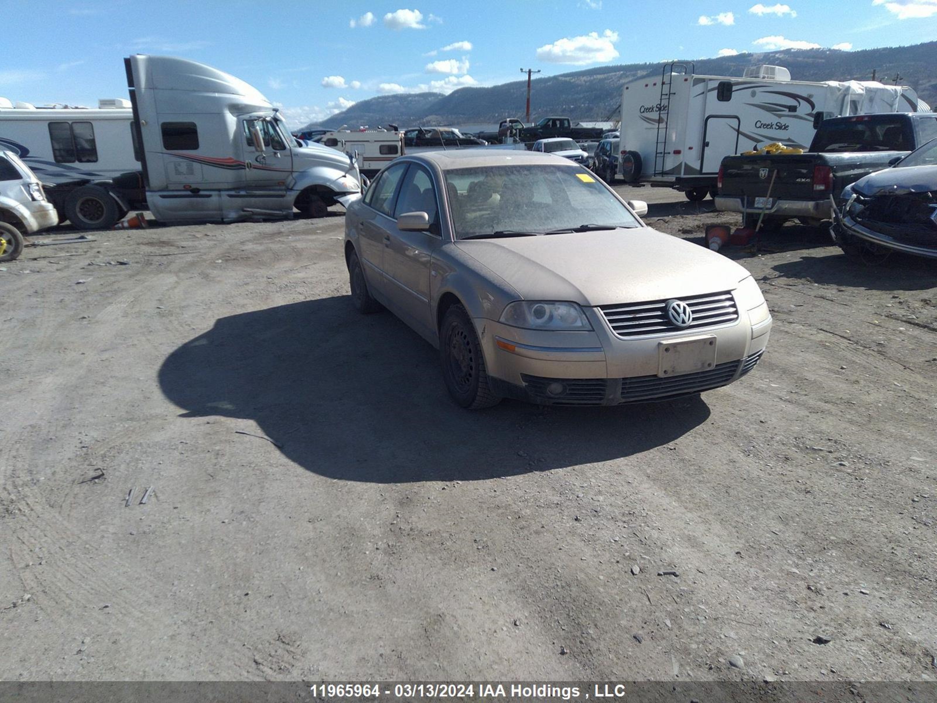 VOLKSWAGEN PASSAT 2001 wvwpd23b51e123549