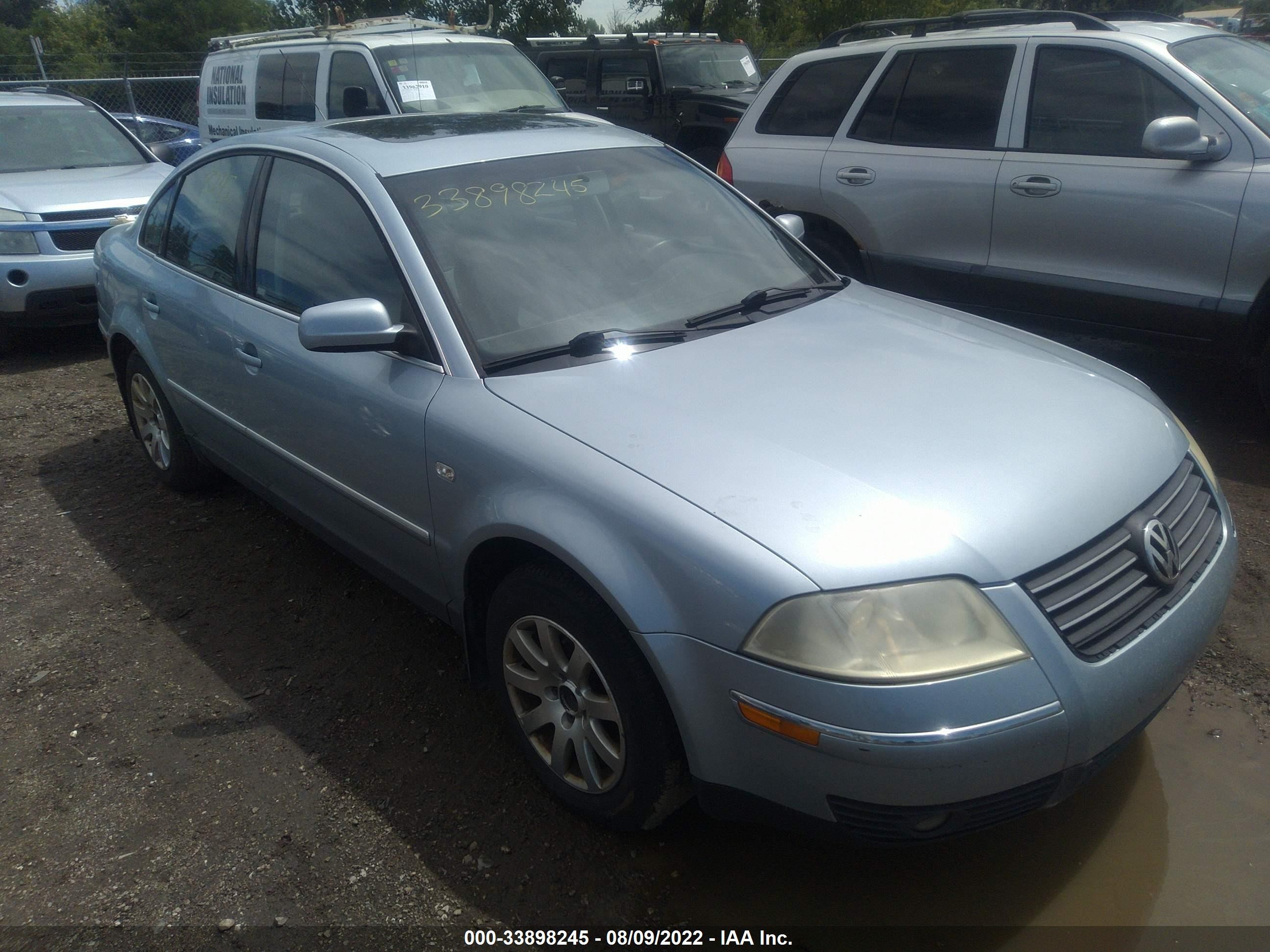 VOLKSWAGEN PASSAT 2002 wvwpd63b02p181159