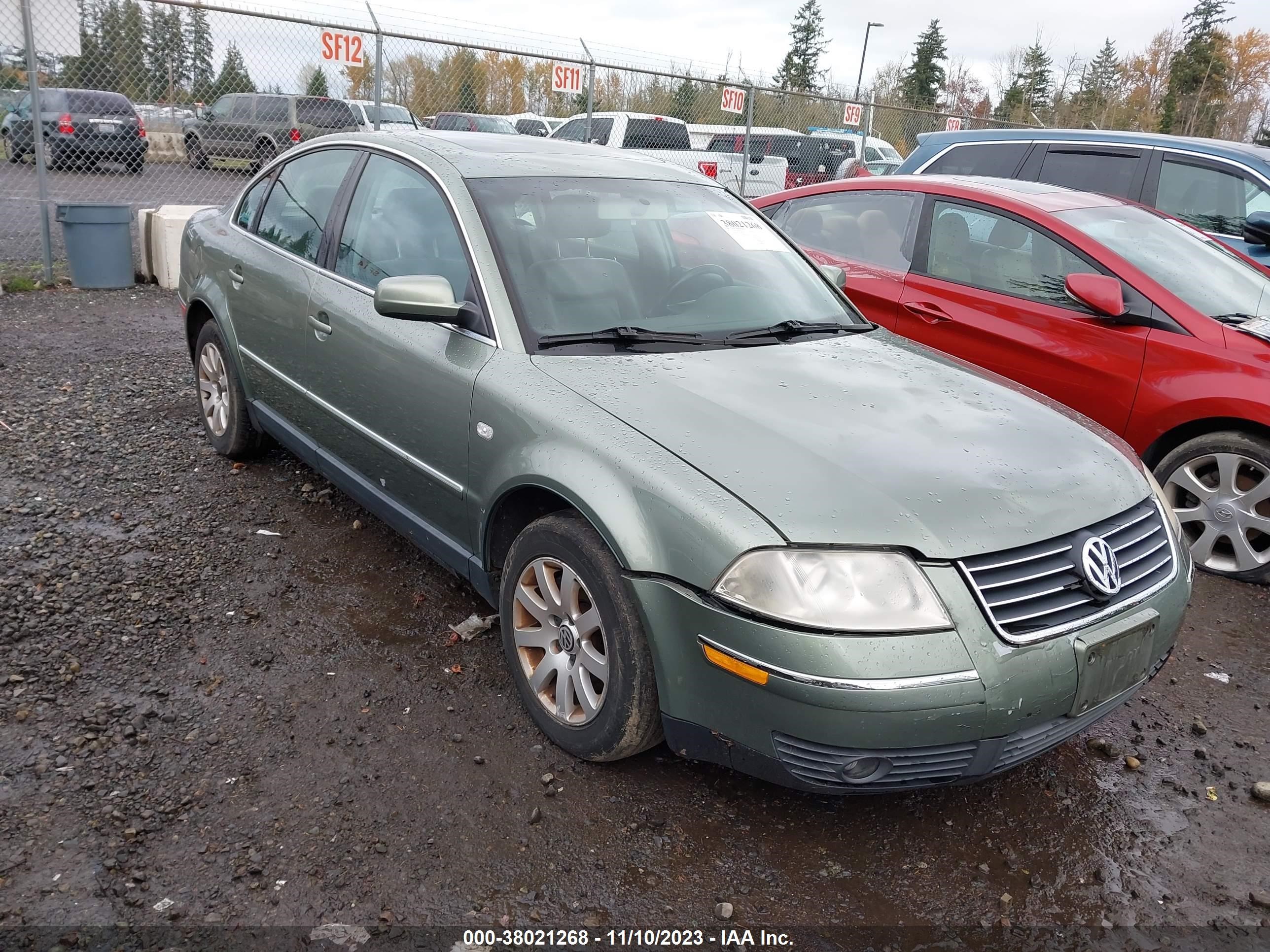 VOLKSWAGEN PASSAT 2003 wvwpd63b13p288920