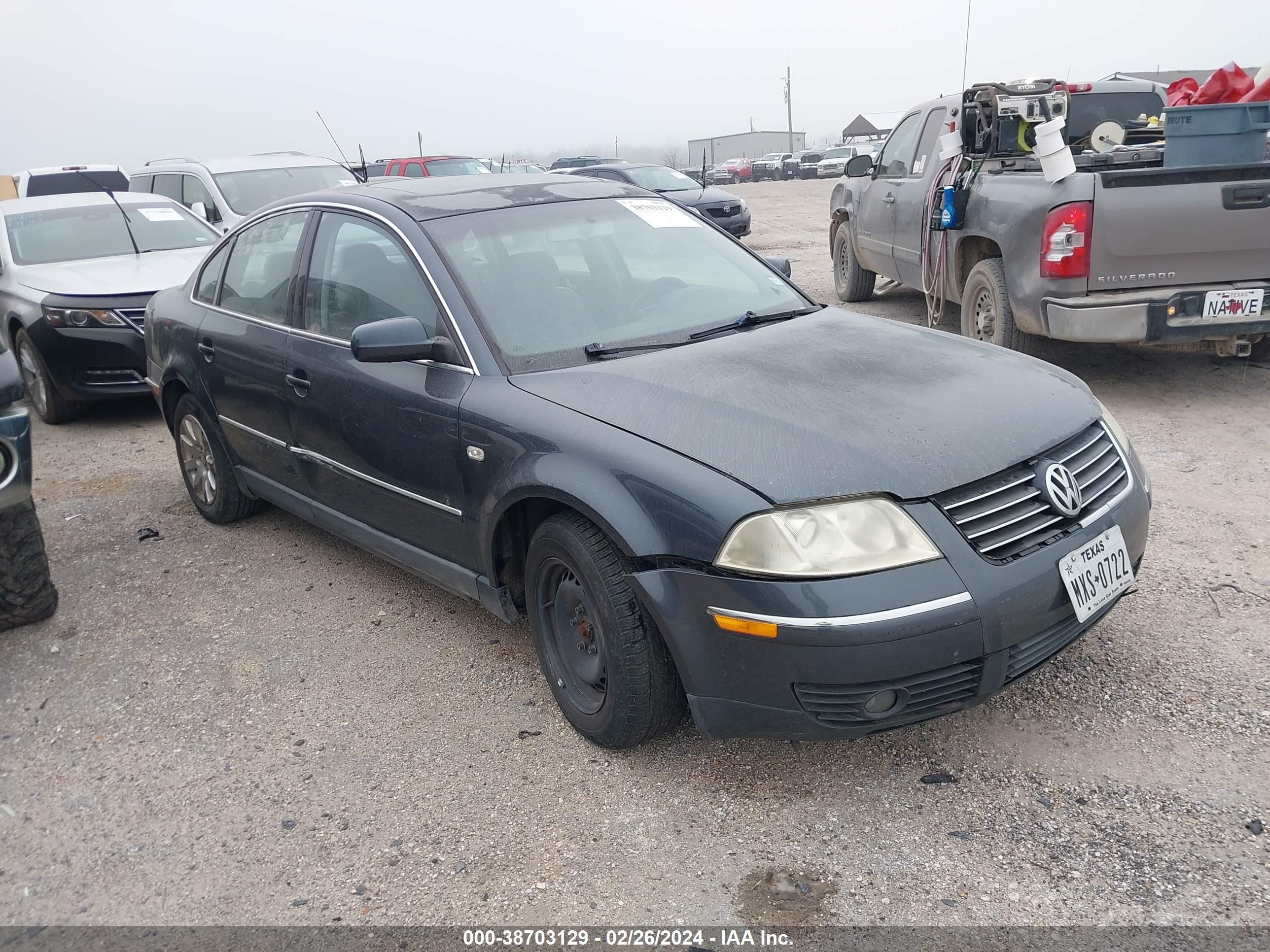 VOLKSWAGEN PASSAT 2003 wvwpd63b73p388777