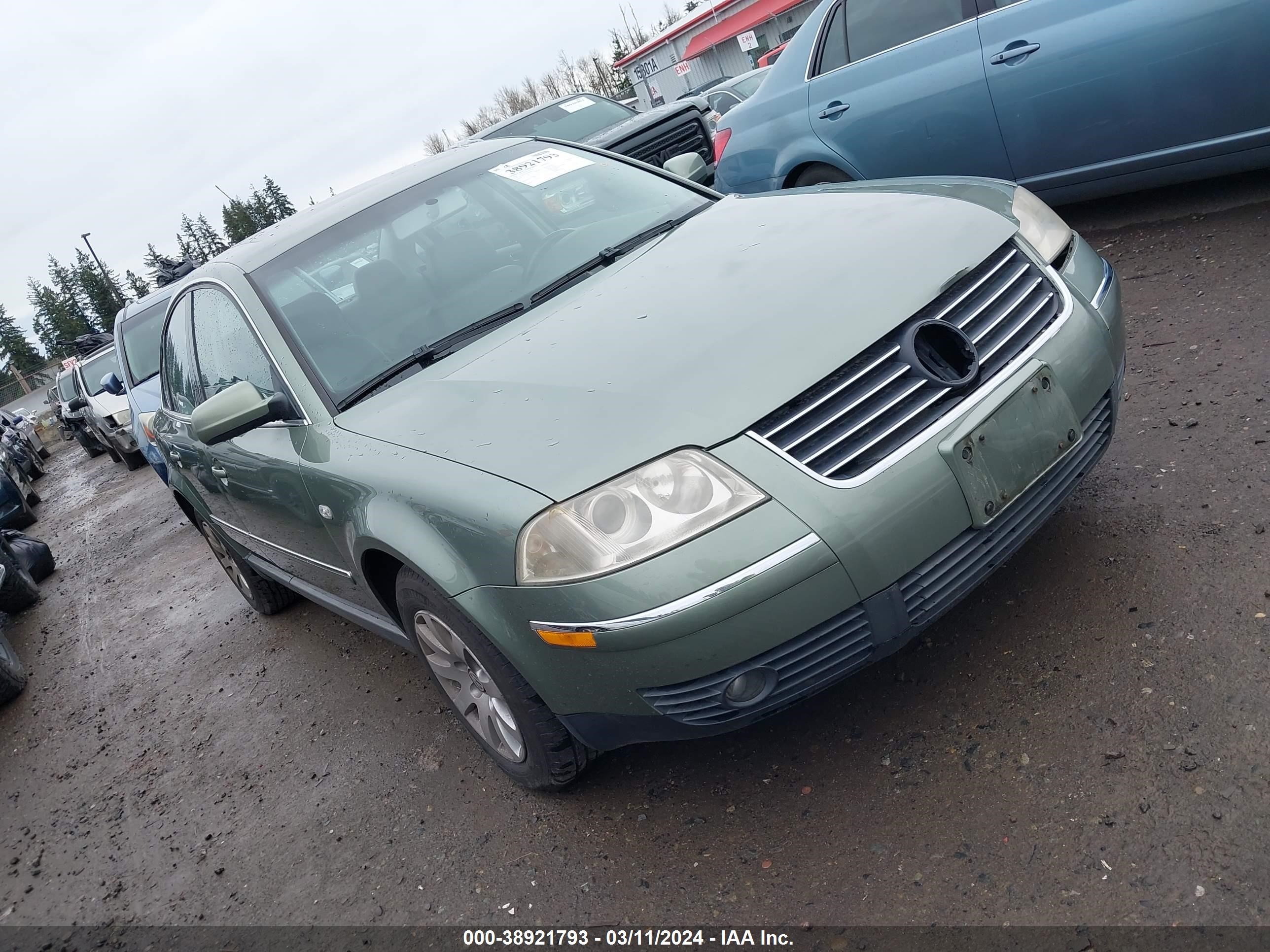 VOLKSWAGEN PASSAT 2003 wvwpd63bx3p206571