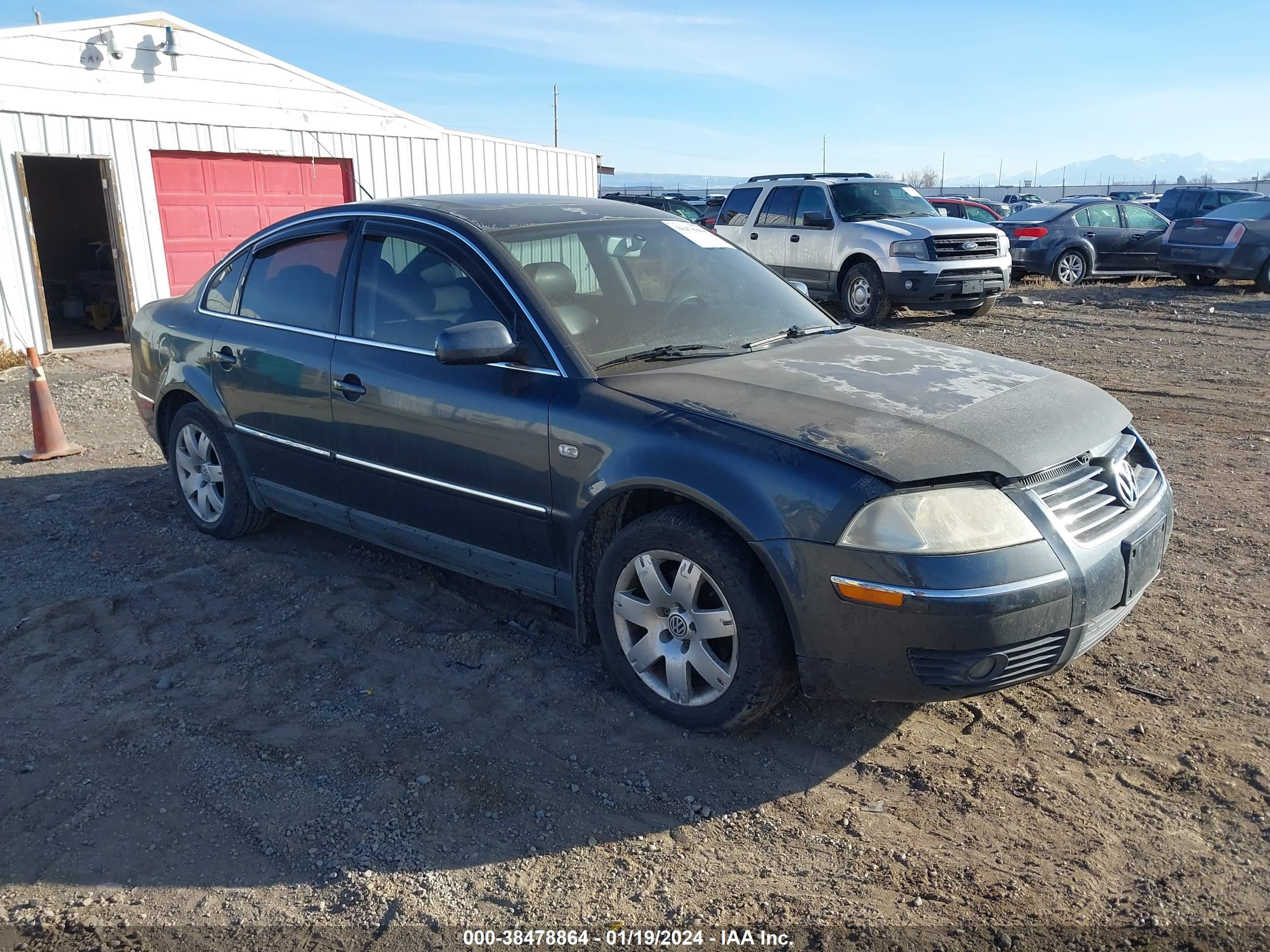 VOLKSWAGEN PASSAT 2002 wvwth63b62p355156