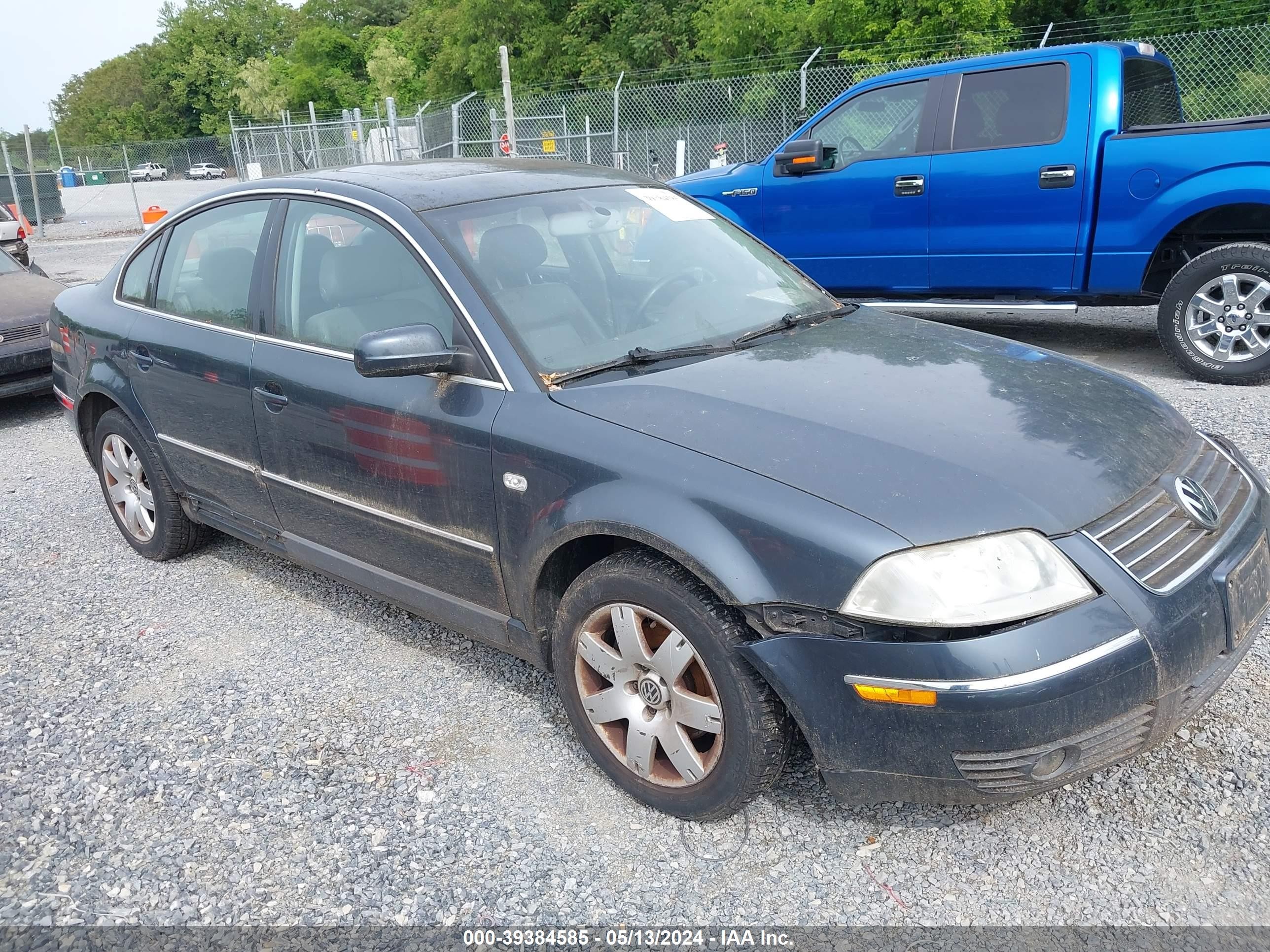 VOLKSWAGEN PASSAT 2003 wvwth63bx3p349619