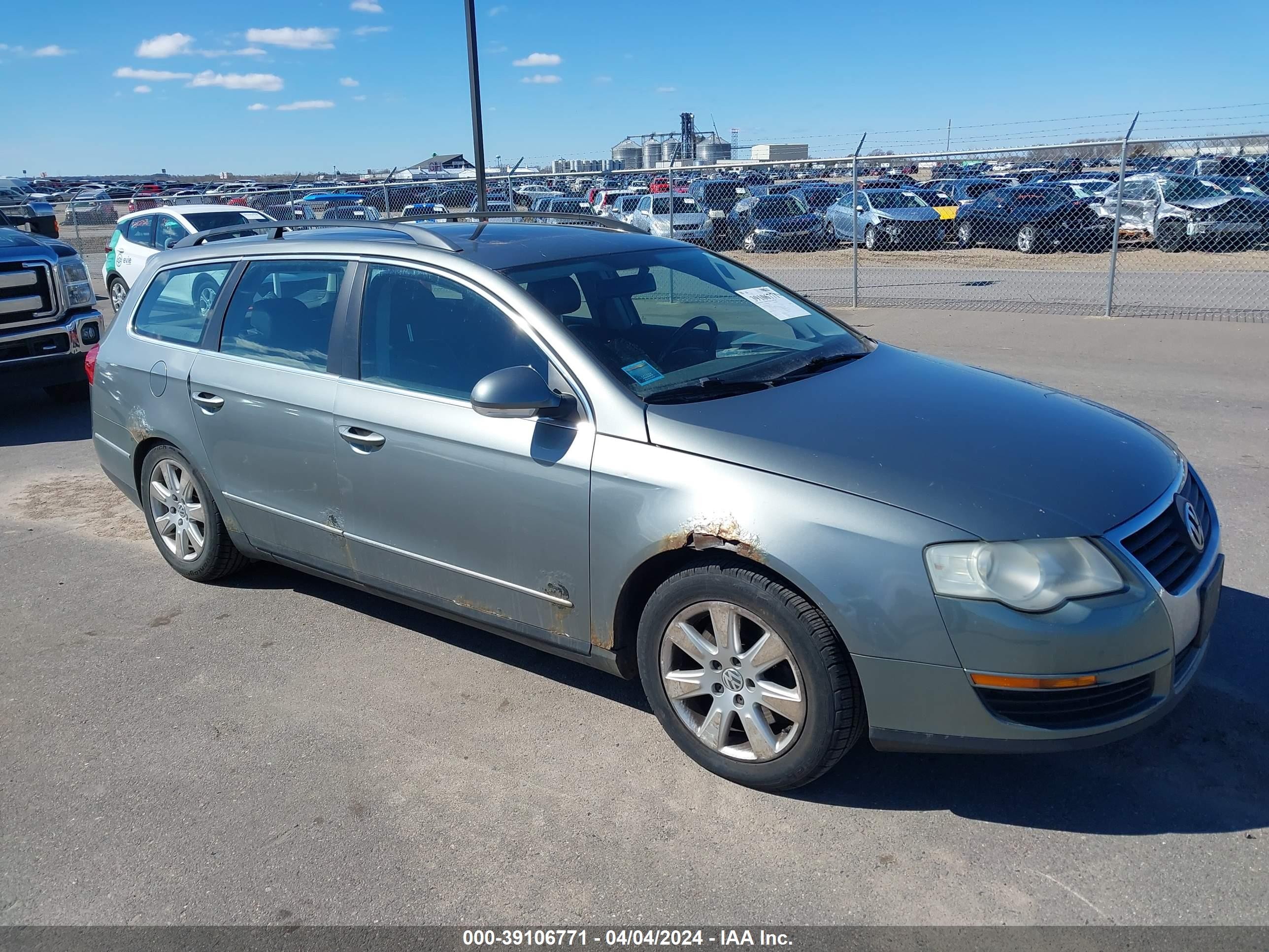 VOLKSWAGEN PASSAT 2007 wvwtk73c77e005716