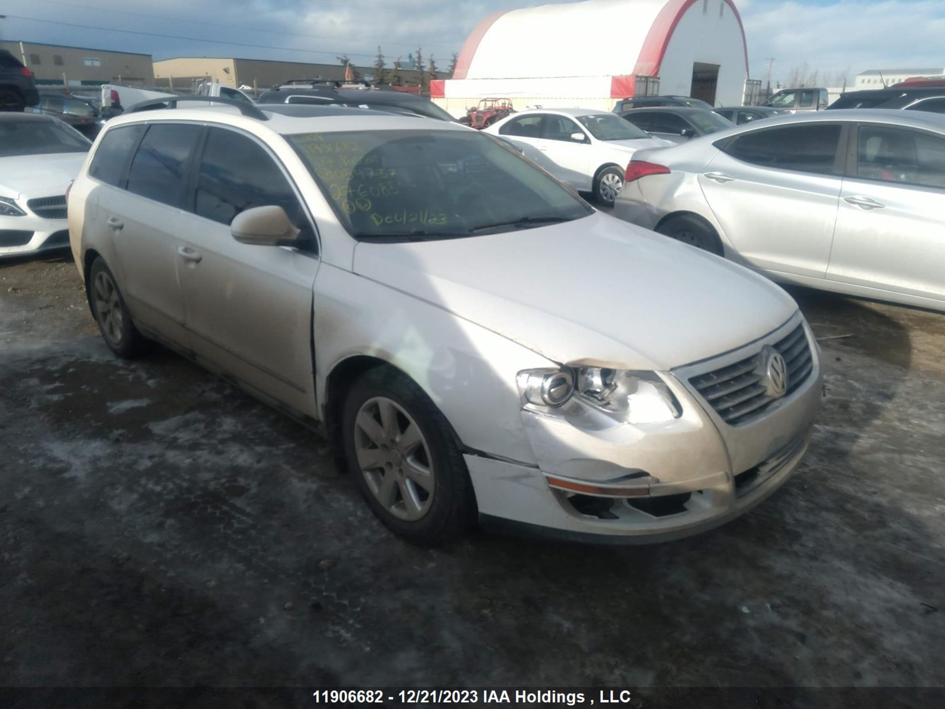 VOLKSWAGEN PASSAT 2007 wvwtk93c87e054757