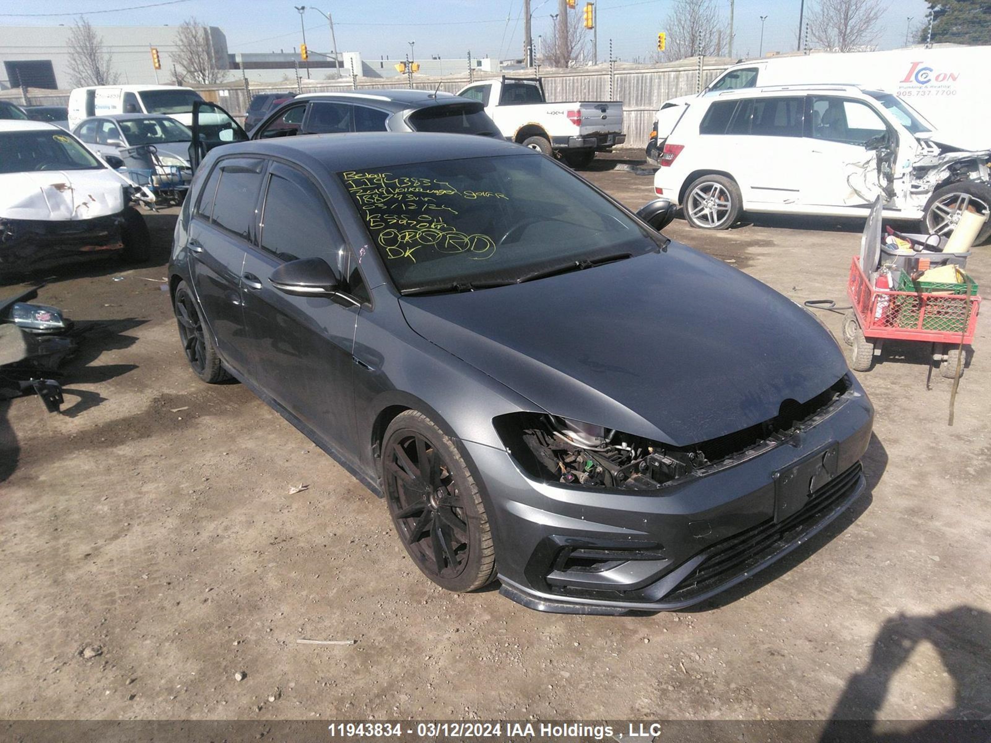 VOLKSWAGEN GOLF 2019 wvwva7au0kw188743