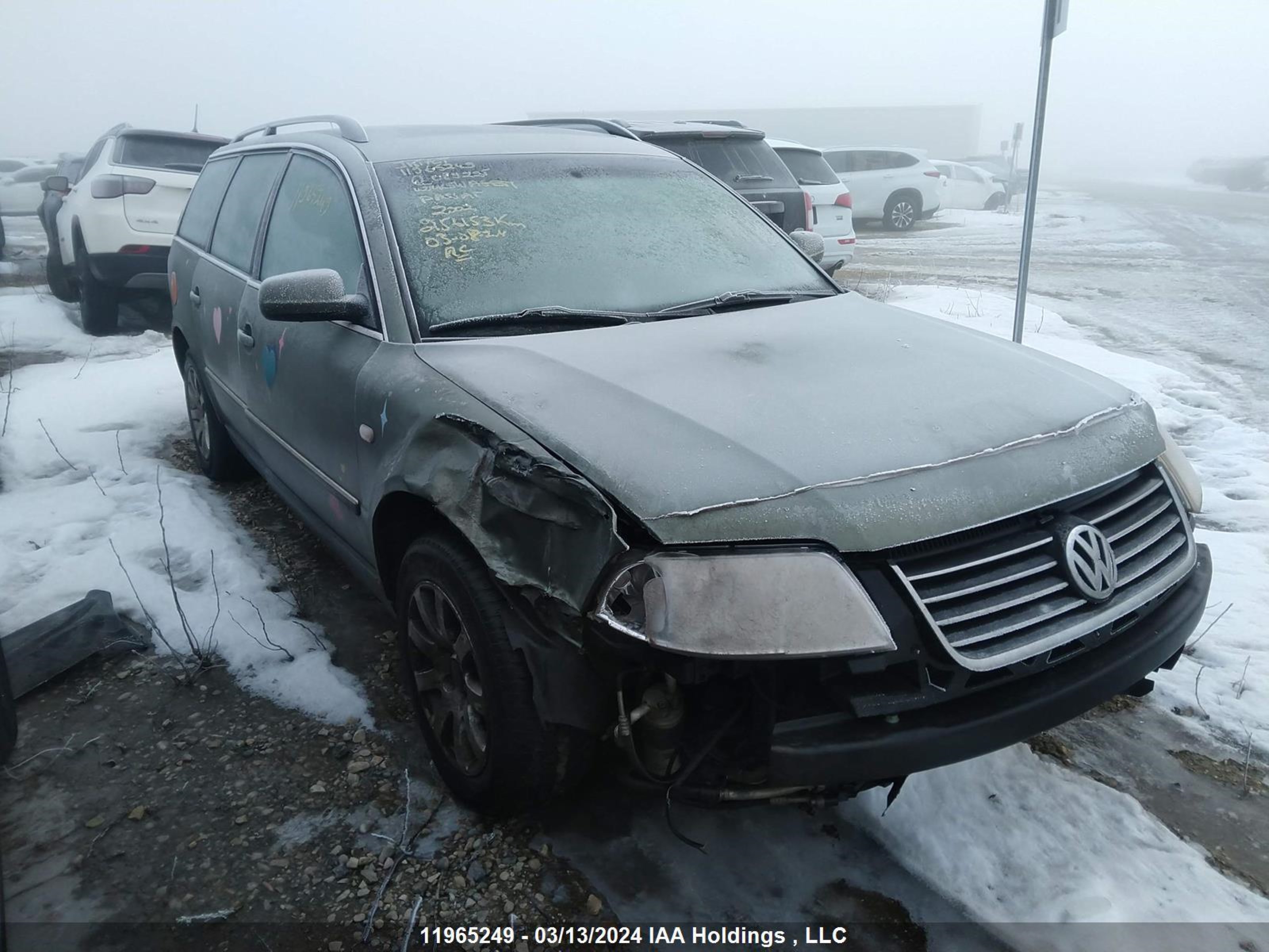 VOLKSWAGEN PASSAT 2002 wvwvd23b42e089225