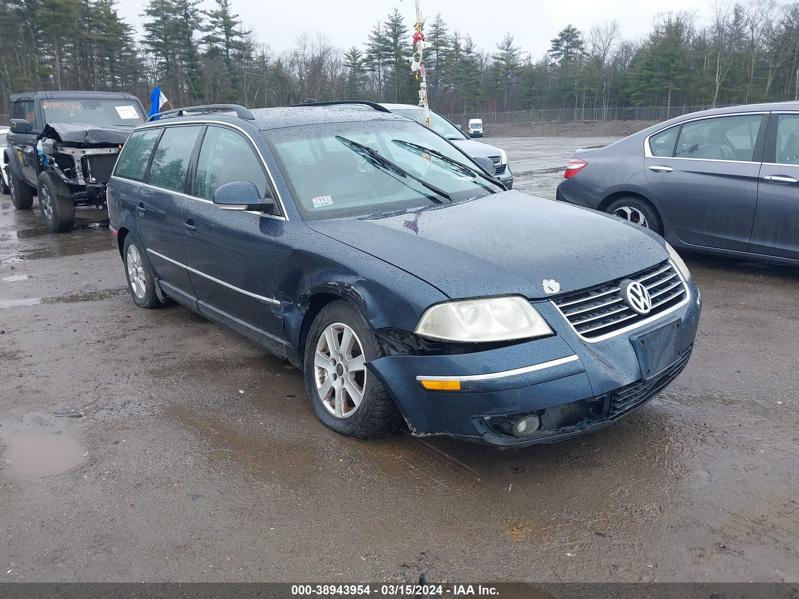 VOLKSWAGEN PASSAT 2004 wvwvd63b14e185906