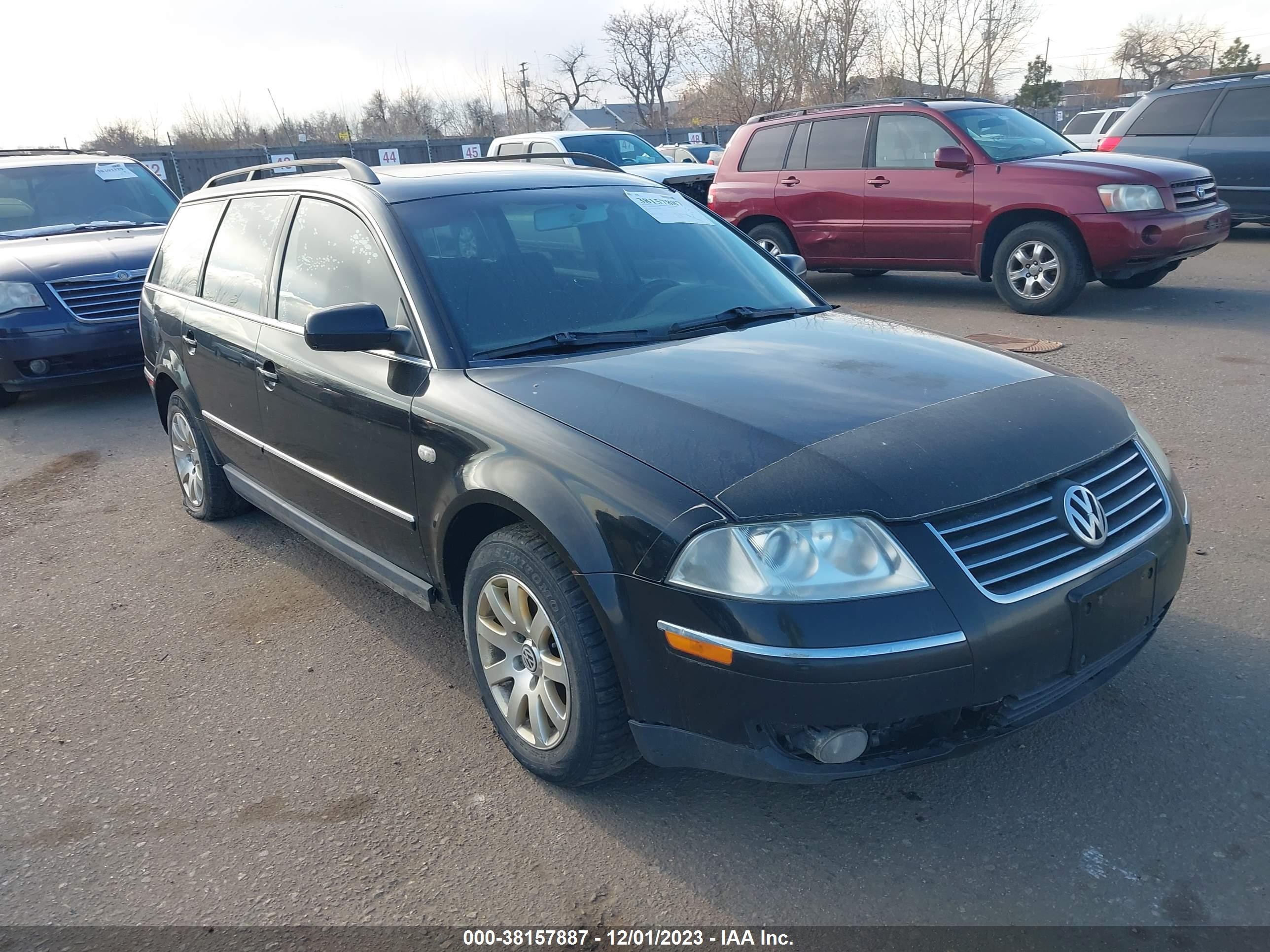 VOLKSWAGEN PASSAT 2003 wvwvd63bx3e129011